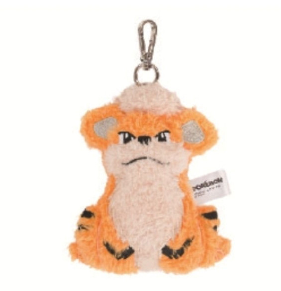 Pokemon Official Plush Doll Fluffy Flat Growlithe 13cm Key chain Bag charm Soft Pokemon Official Plush Doll Fluffy Flat Growlithe 13cm Key chain Bag charm Soft