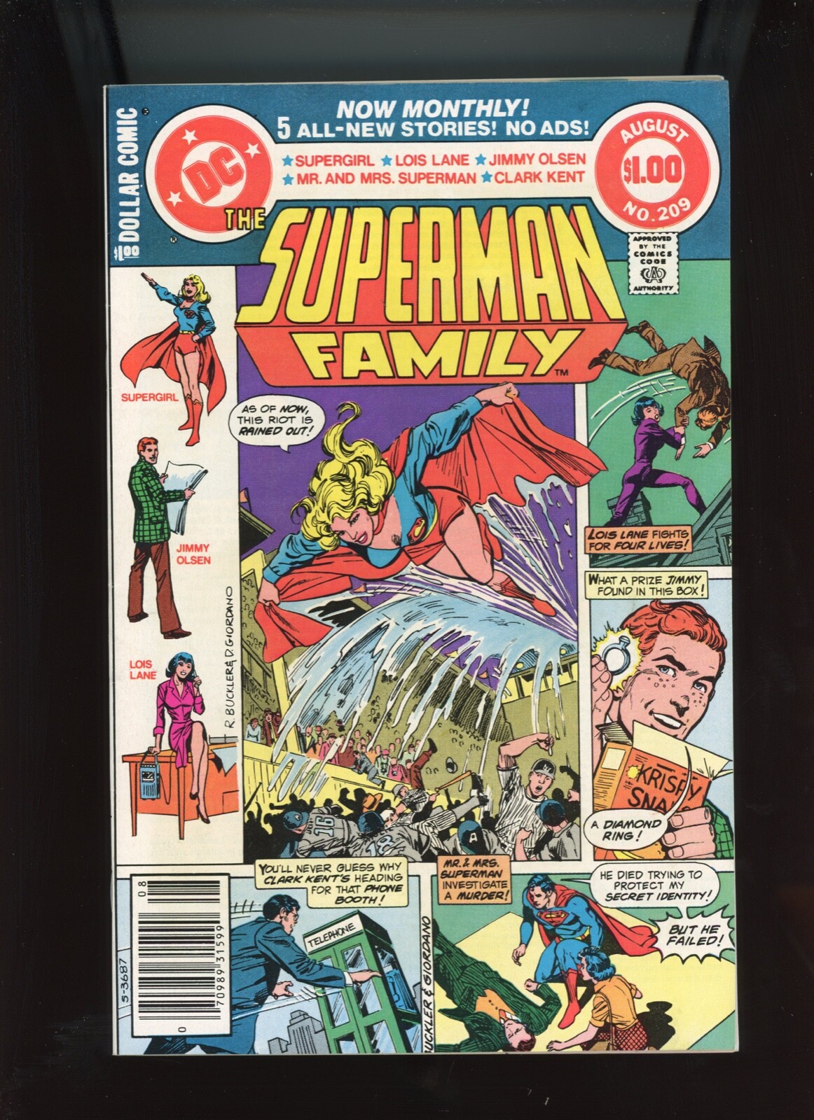 1981 DC Comics, Superman Family #209, 5 all-new stories, NM, BX62