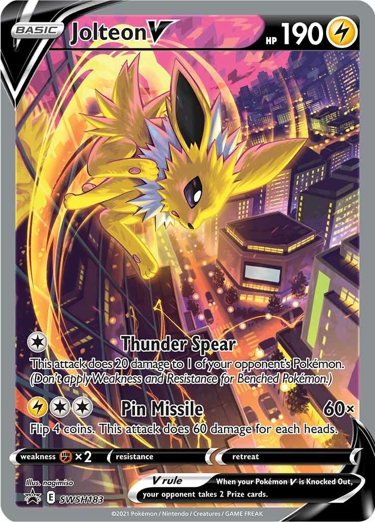 Jolteon V Holofoil [SWSD - SWSH183]