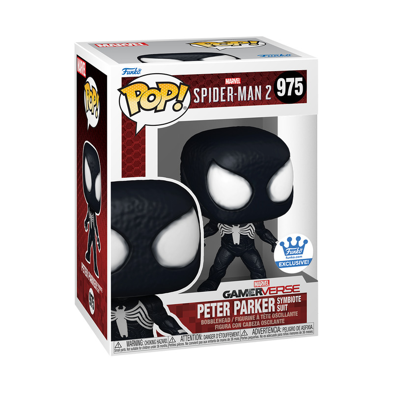 Funko POP Peter Parker Symbiote Suite #975 Funko Shop Exclusive Spider IN HAND