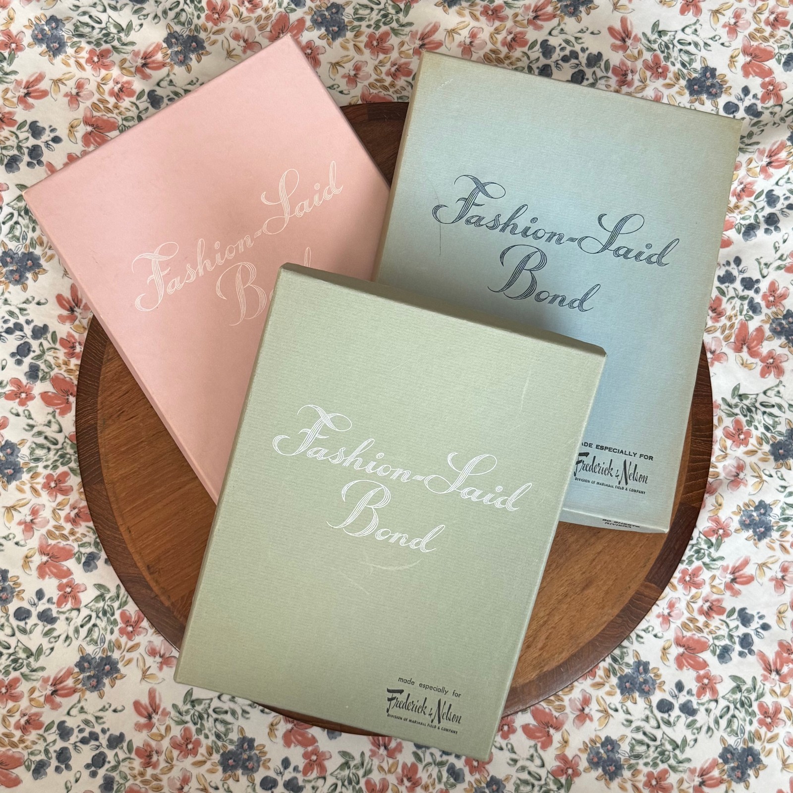 Vintage Frederick & Nelson Seattle Fashion-Laid Bond Stationery 3 Box Lot NOS Vintage Frederick & Nelson Seattle Fashion-Laid Bond Stationery 3 Box Lot NOS