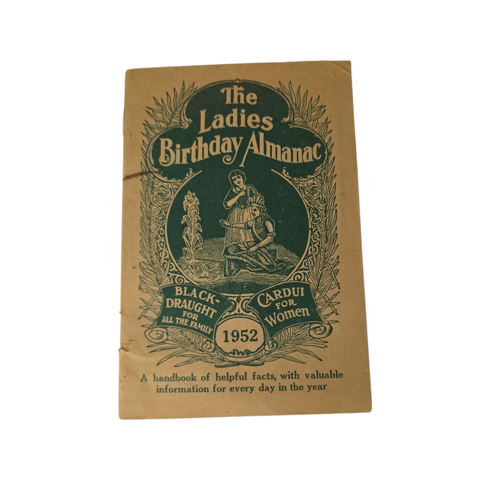 1952 Ladies Birthday Almanac Medicine Advertising Ephemera Zodiac Moon Signs 1952 Ladies Birthday Almanac Medicine Advertising Ephemera Zodiac Moon Signs