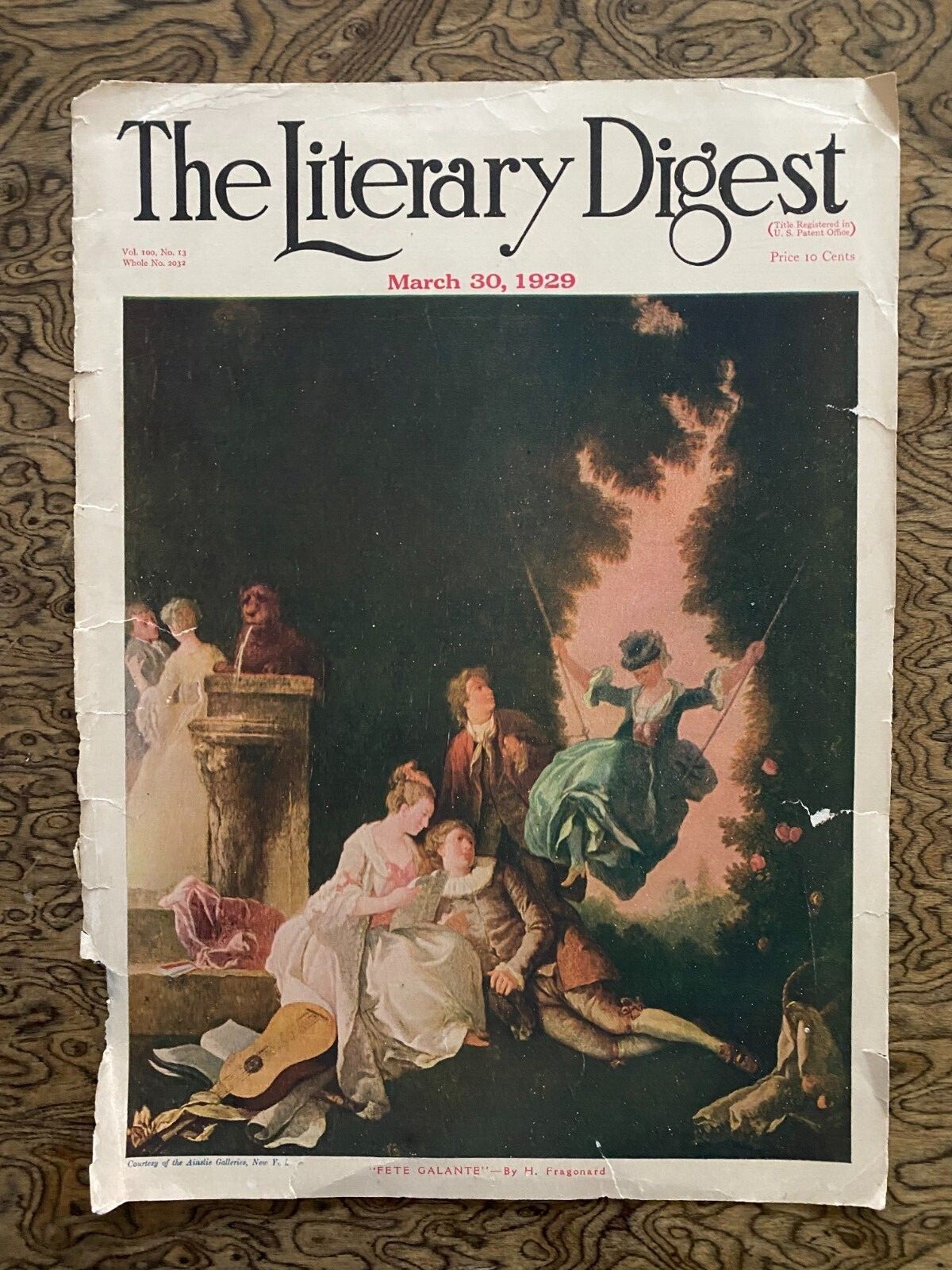 The Literary Digest VINTAGE Magazine 72 Illustrated Pages March 30, 1929