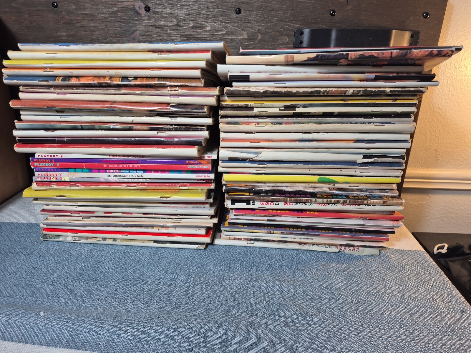 Large Lot 61 Playboy Magazines 1970s-1980s All In Excellent Condition