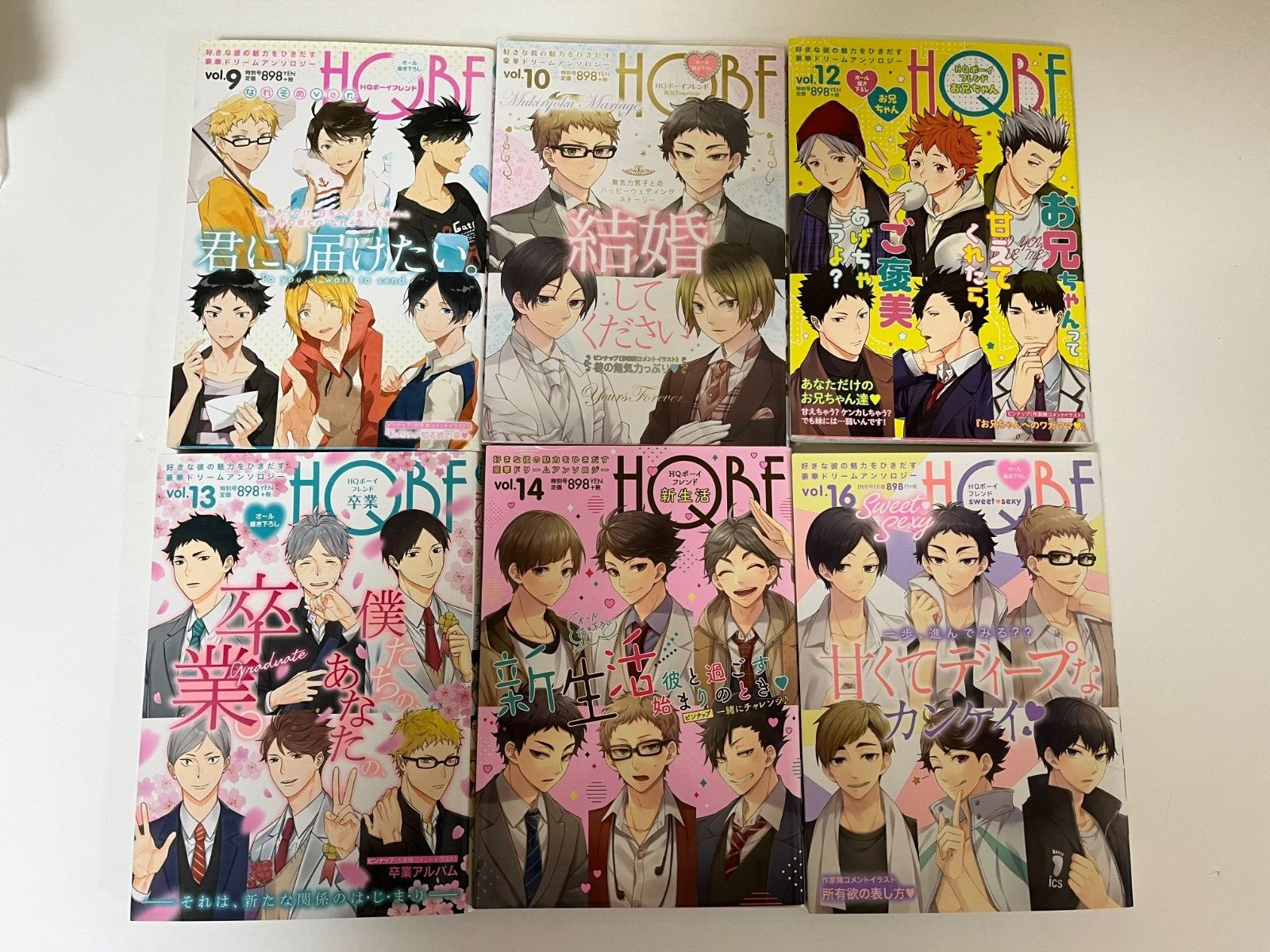 Haikyuu HQBF Boyfriends Anthology book  6 Set Japanese