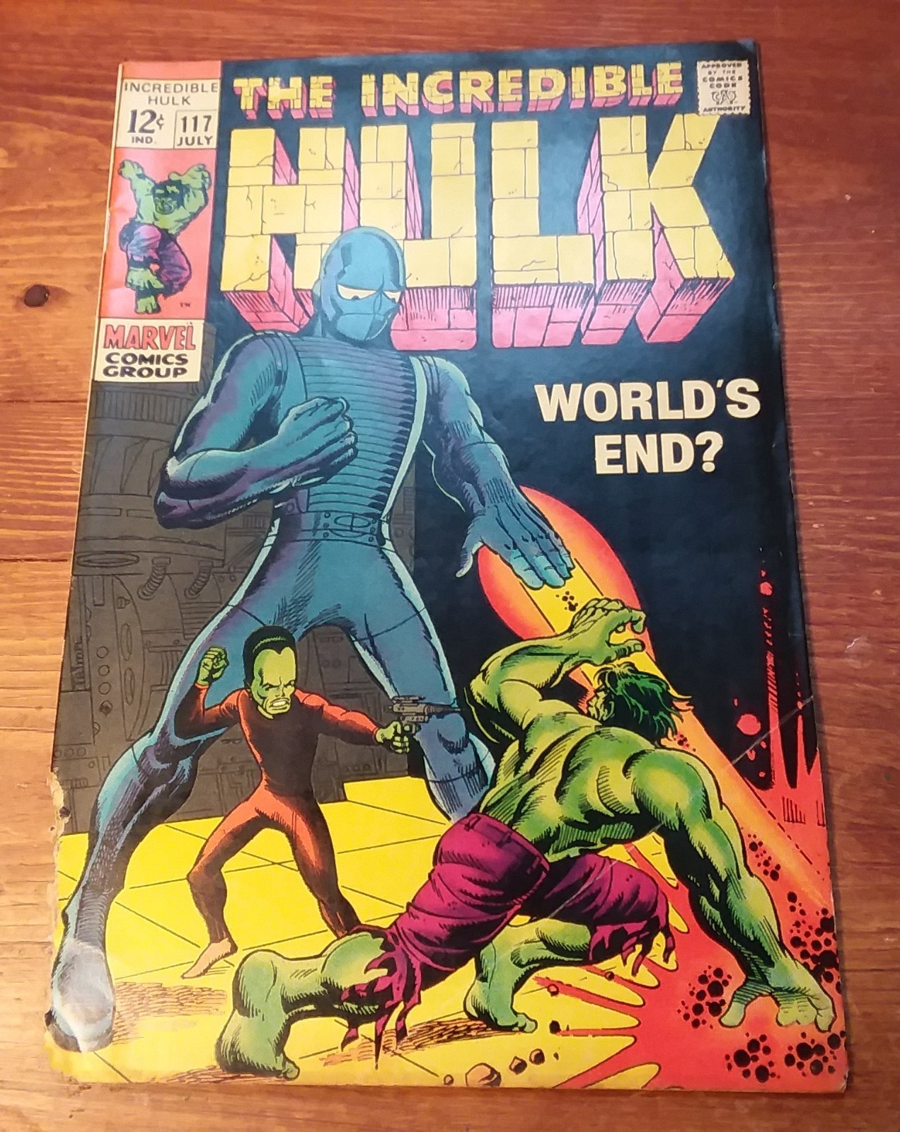 1969 The Incredible Hulk #117 - Worlds End