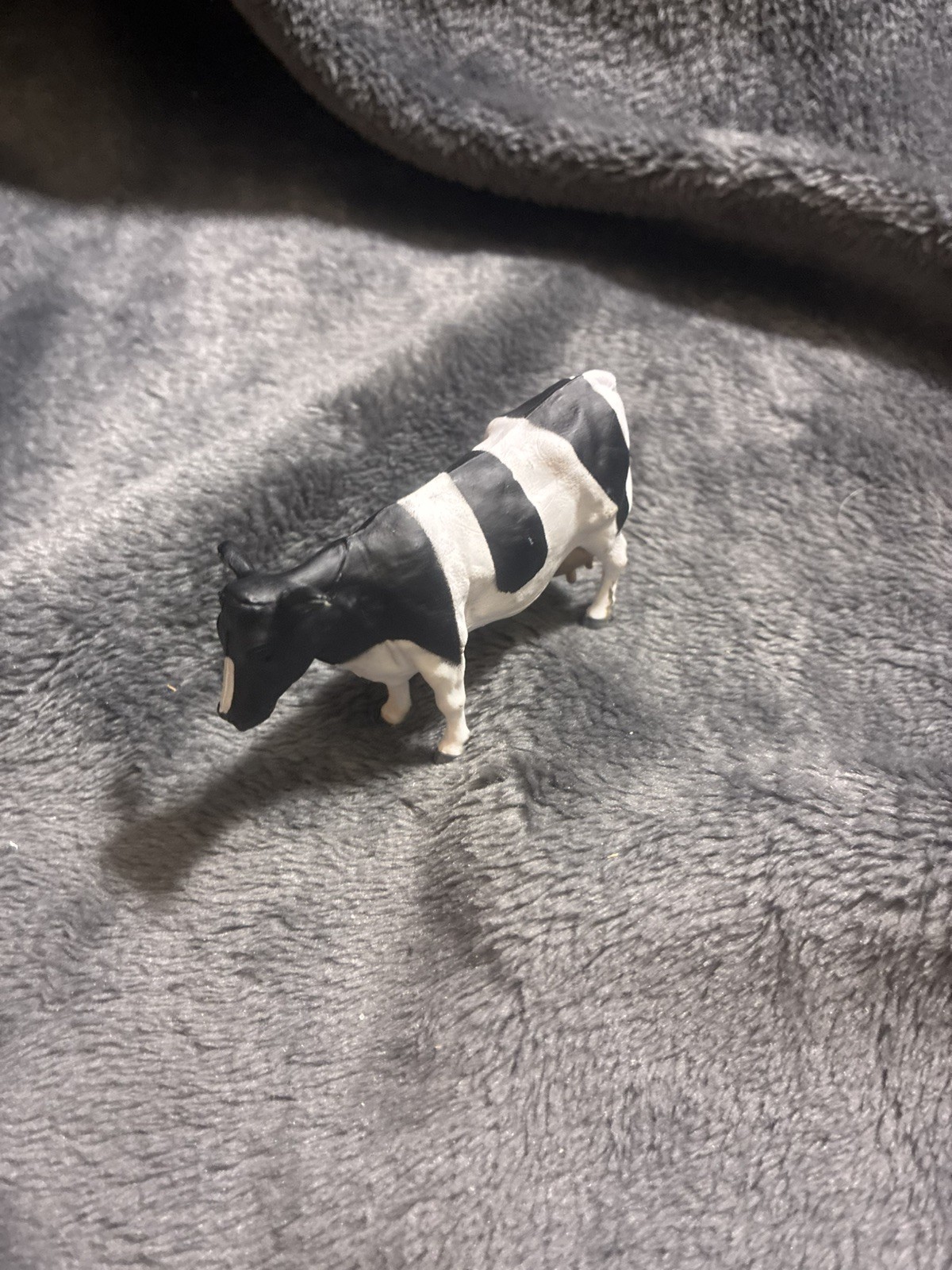 Britains Cow Figure Black White Farm Animal 1984 Vintage Britains Cow Figure Black White Farm Animal 1984 Vintage