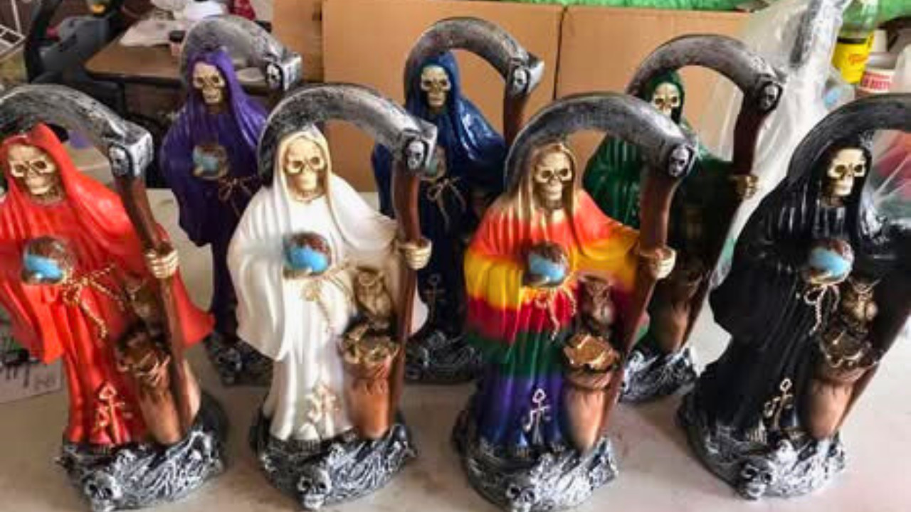 Santa Muerte Lot de 7 Nuevas..