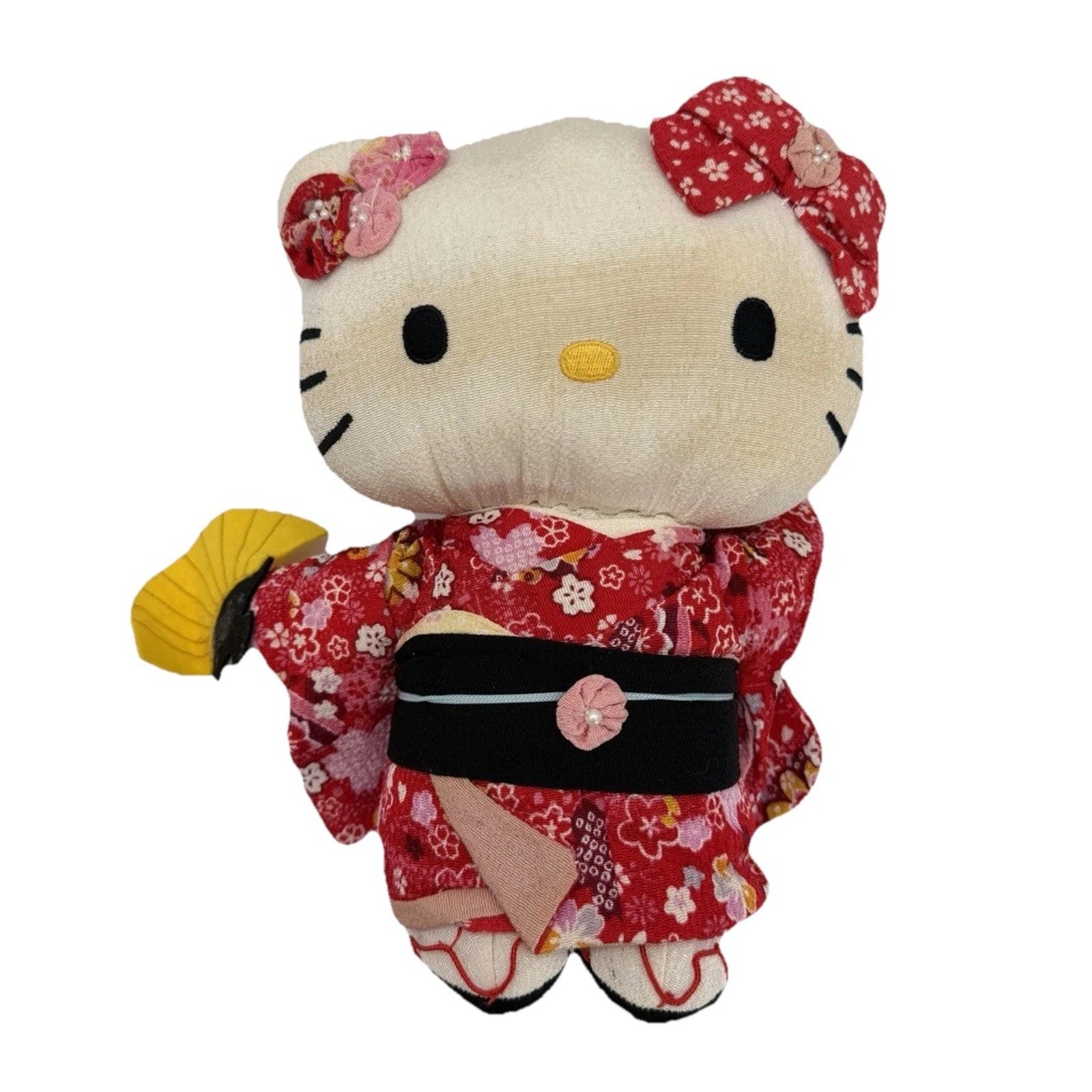 Vintage 2012 Sanrio Hello Kitty Kimono Doll Japanese Plush NWT (Read) NEW