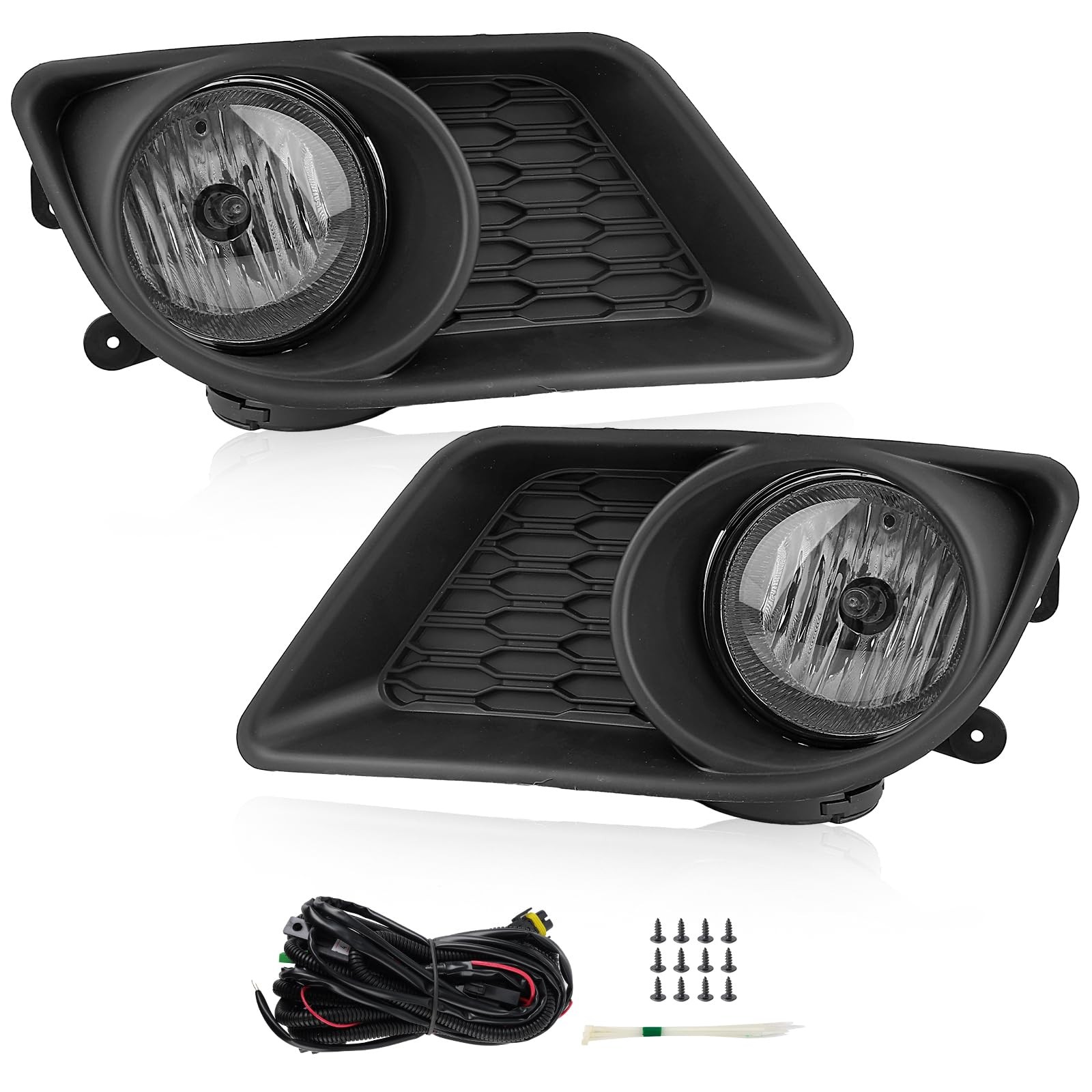 RP Remarkable Power, Fog Lights Fit For 2011 2012 2013 2014 Charger Smoke Bla...