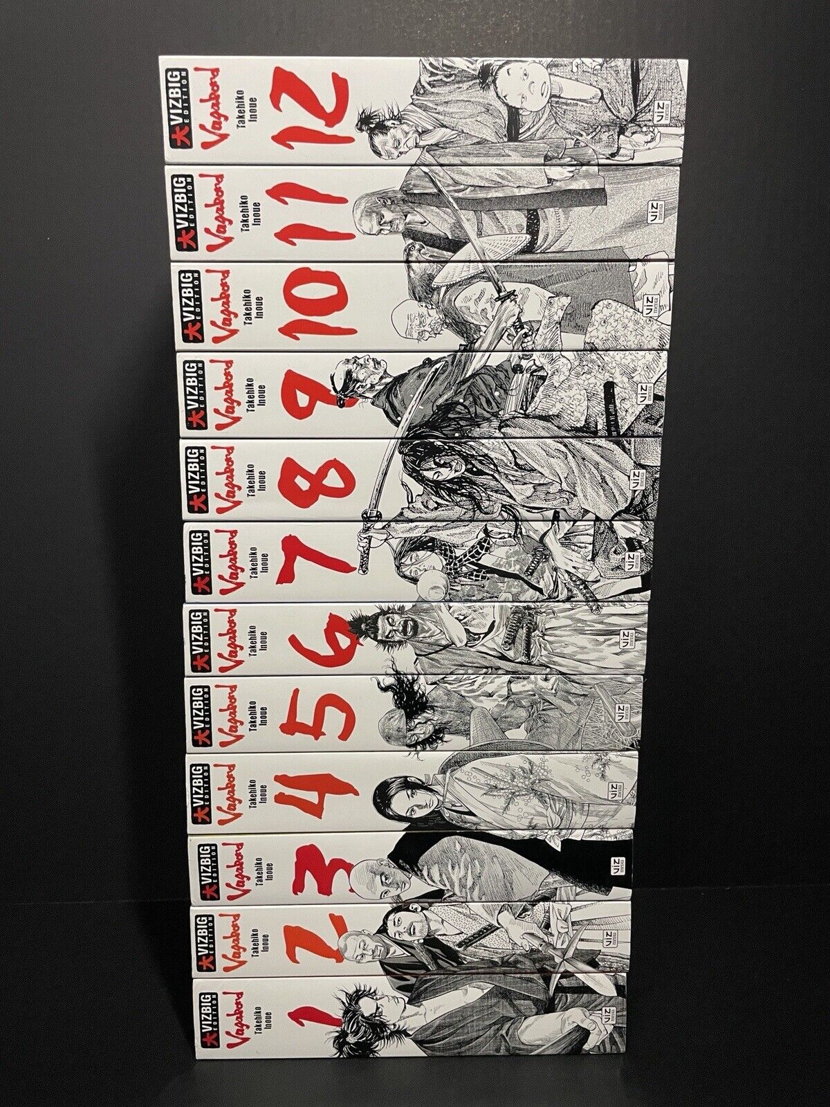 Vagabond Vizbig Manga Volumes 1-12 Complete Set Brand New English