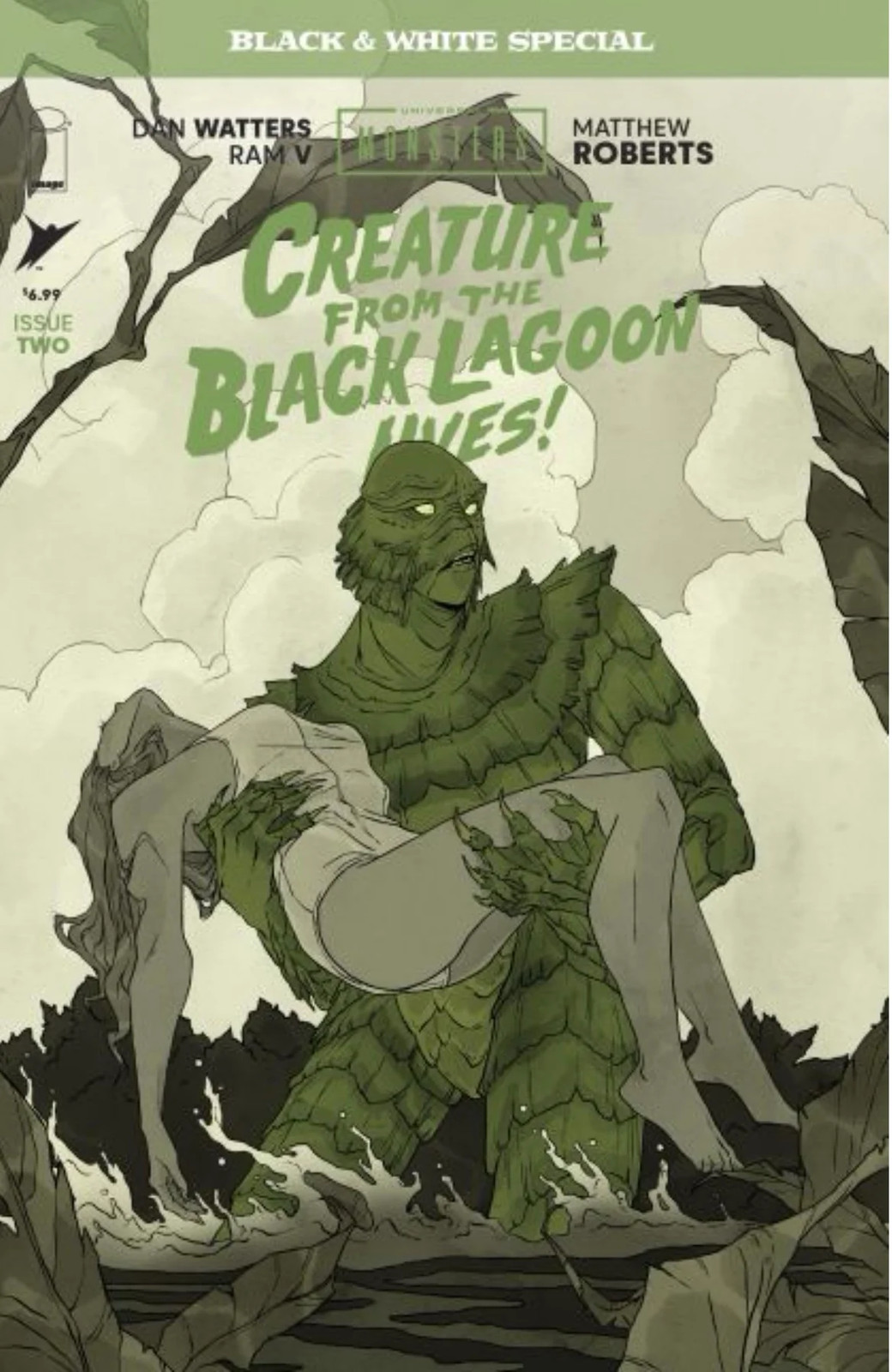 Universal Monsters: Creature from the Black Lagoon Lives Black & White Special