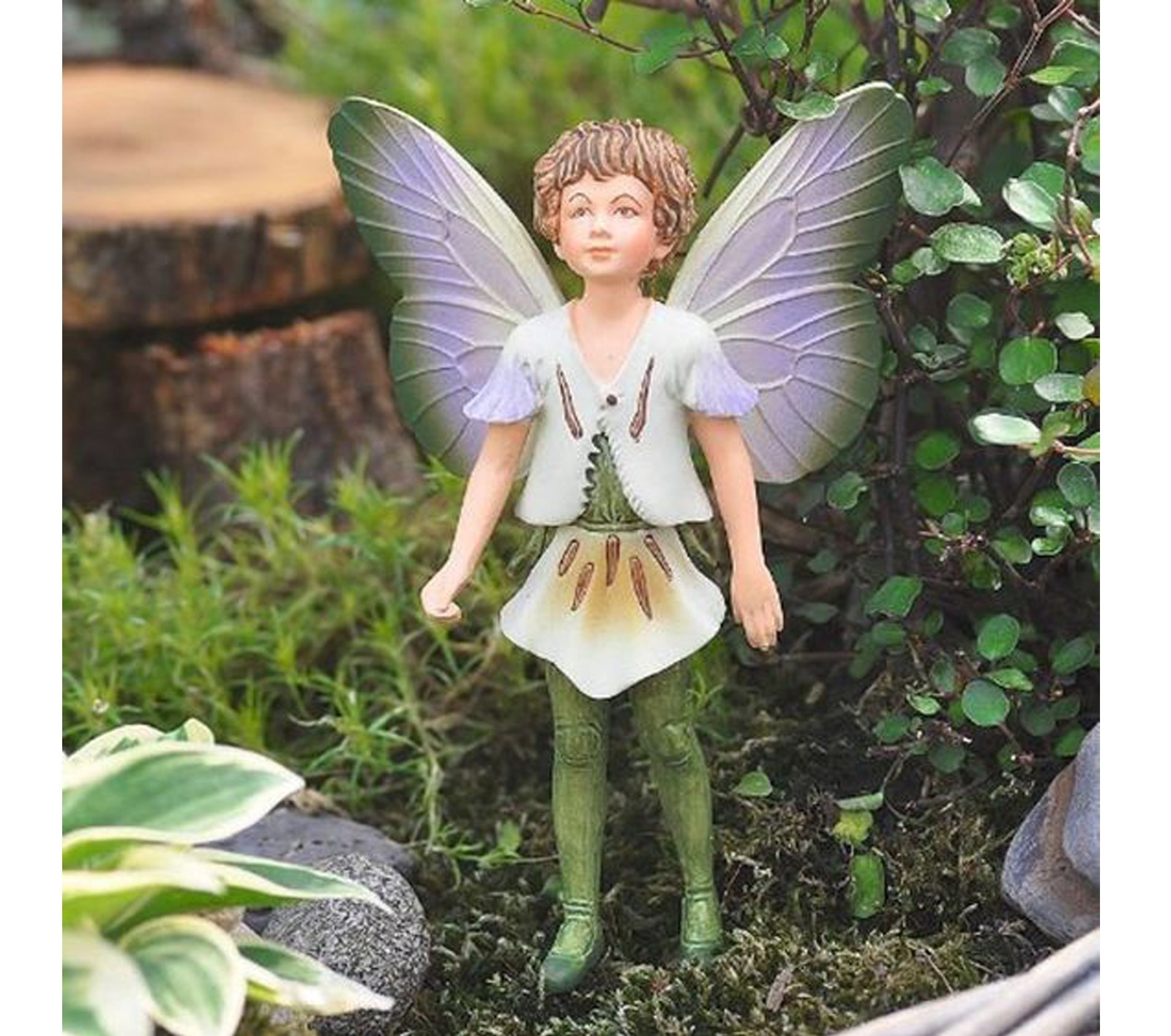 Cicely Mary Barker Retired HEART'S EASE Flower FAIRY Figure Collectible Ornament
