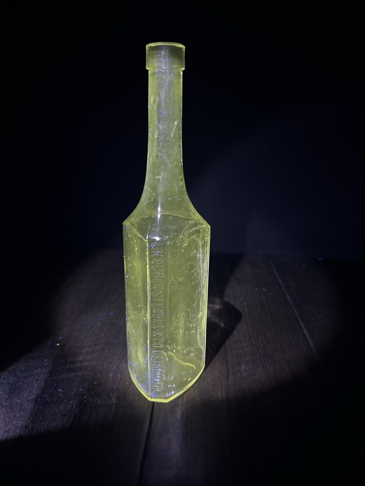Vintage Fredericks Sterns & Co Detroit Mich Uranium Manganese Bottle 