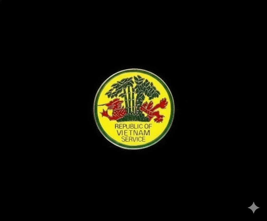 U.S. Military Vietnam Republic Of Vietnam Service Lapel Pin