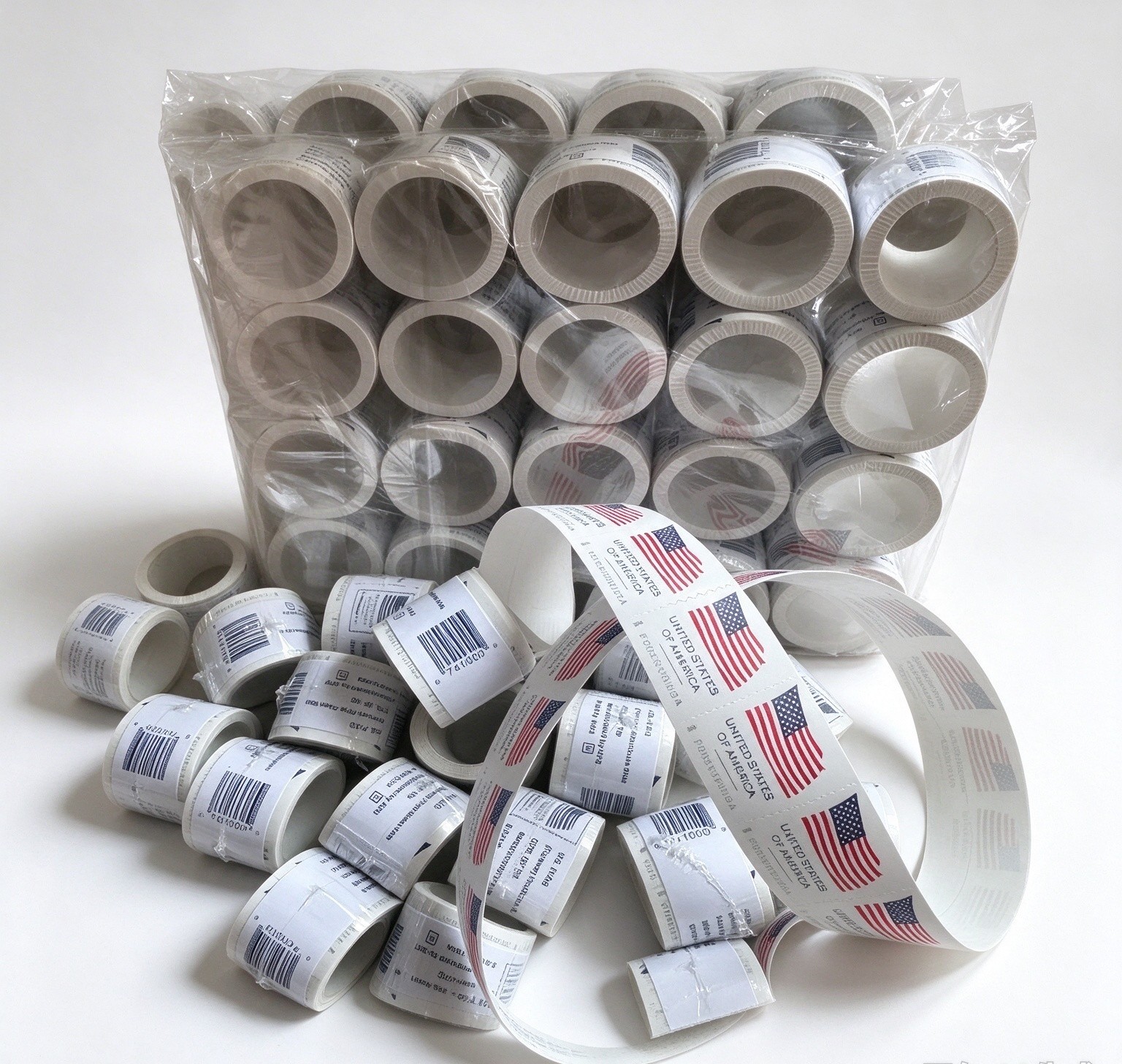 10 Roll Of 100 2023 U.S. Flag First Class US Postage Stamps 1000PCS