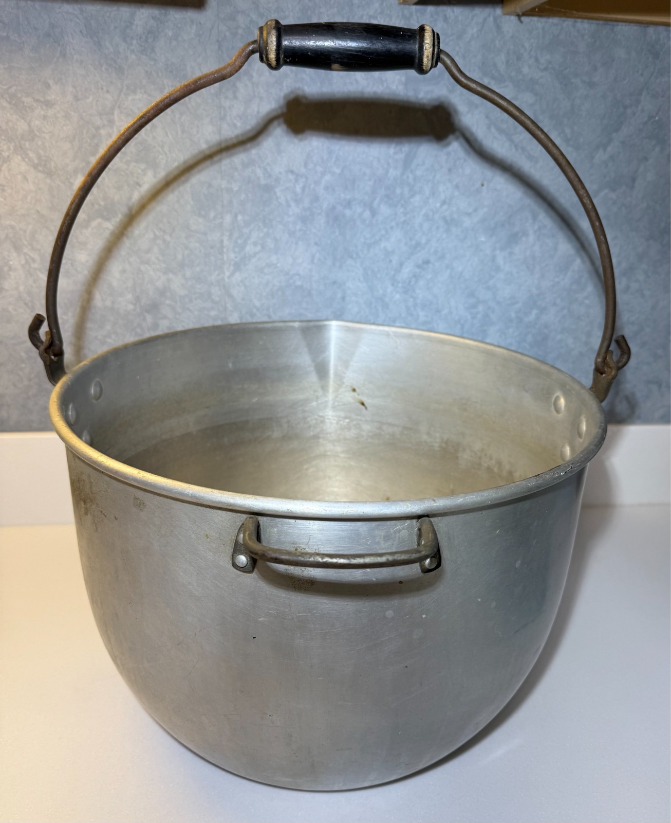 Vintage Wear-Ever 24-Quart Aluminum Pot No. 2374 with Handle - No Lid - USA Made