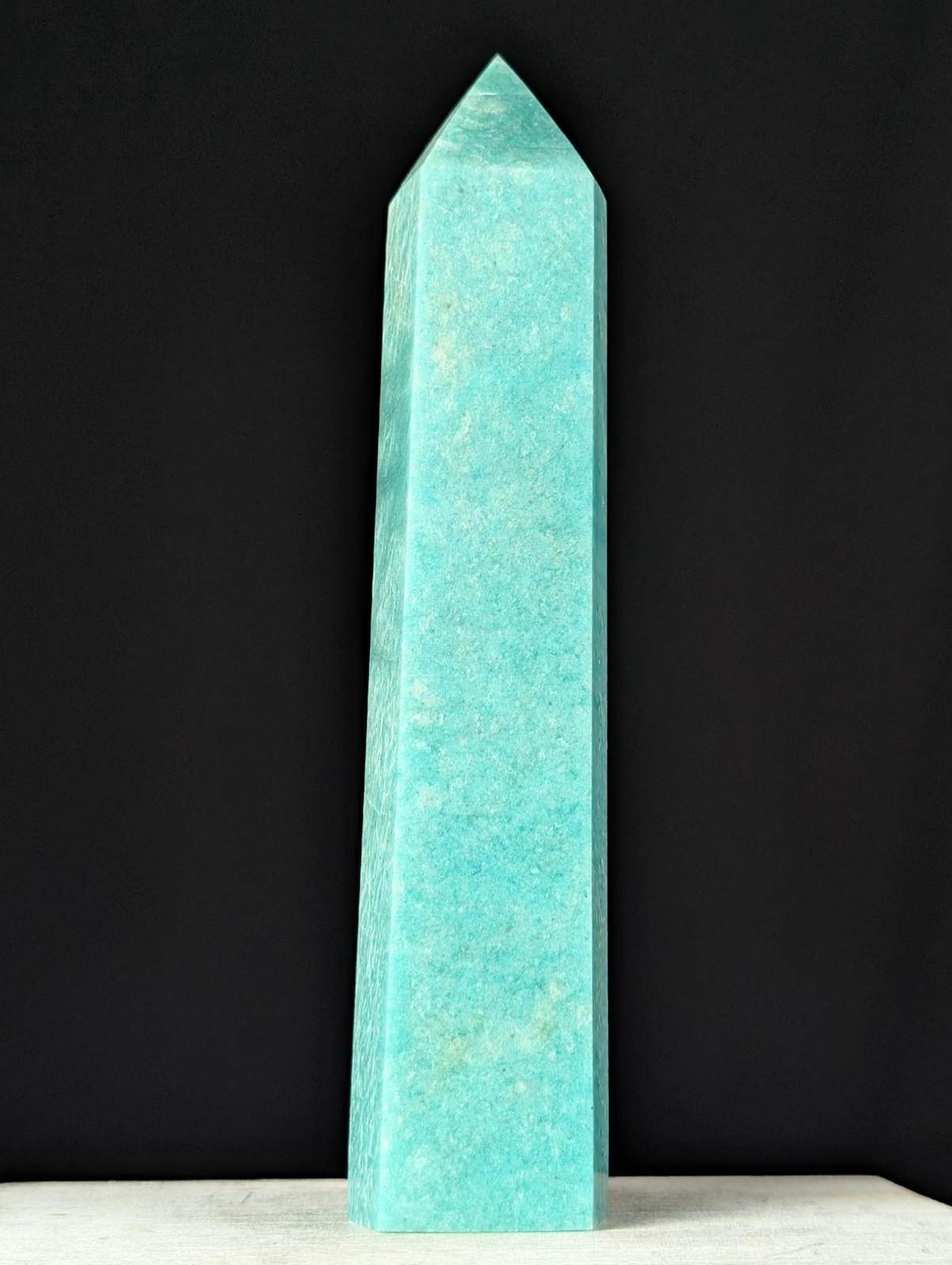 Amazonite Tower Crystal Gemstone Large Tall Chakra Reiki Amazonite Tower Crystal Gemstone Large Tall Chakra Reiki