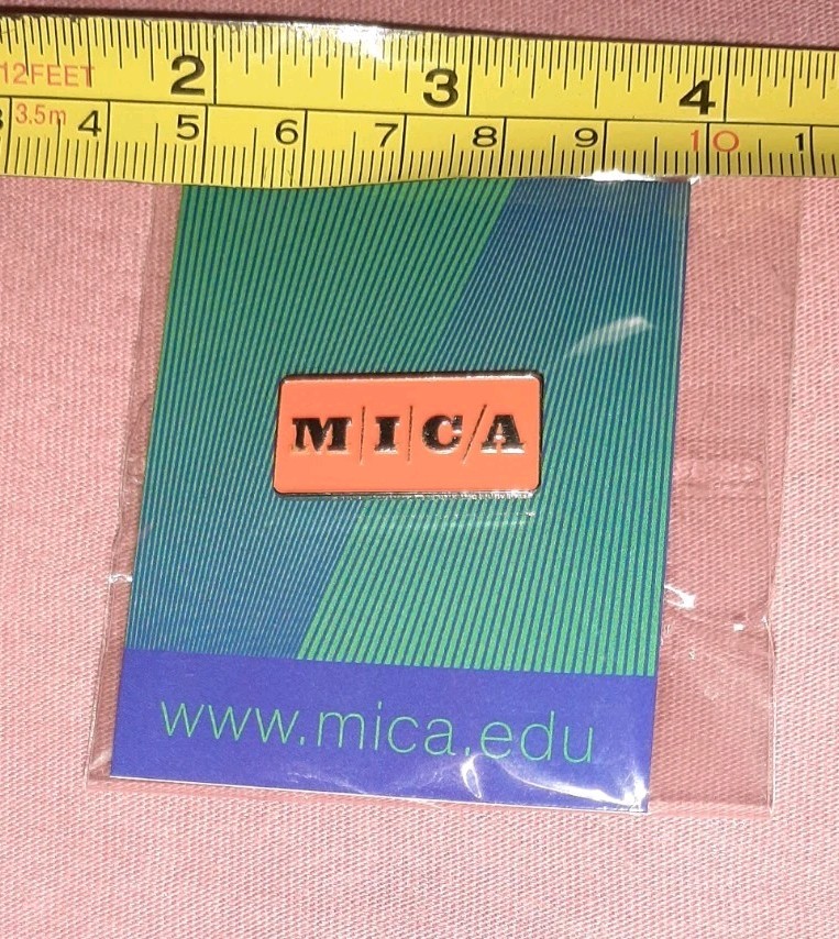 Maryland Institute College of Art MICA Enamel Lapel Pin NEW