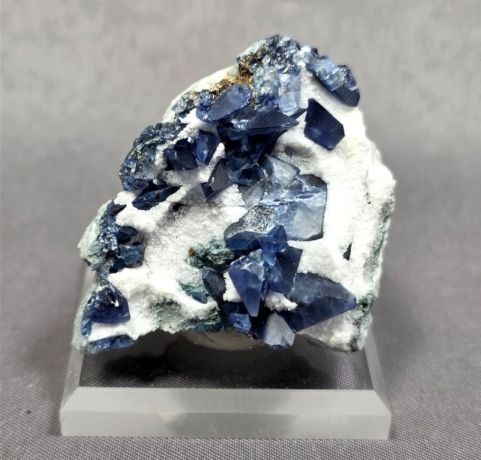 Benitoite On Matrix, Benitoite Gem Mine, San Benito Co., California #bno264