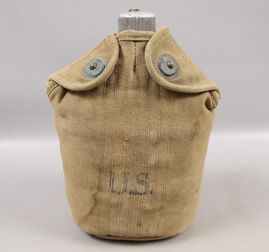US 1918 LF&C CANTEEN Cup & COVER Vintage WWI ARMY Field Gear