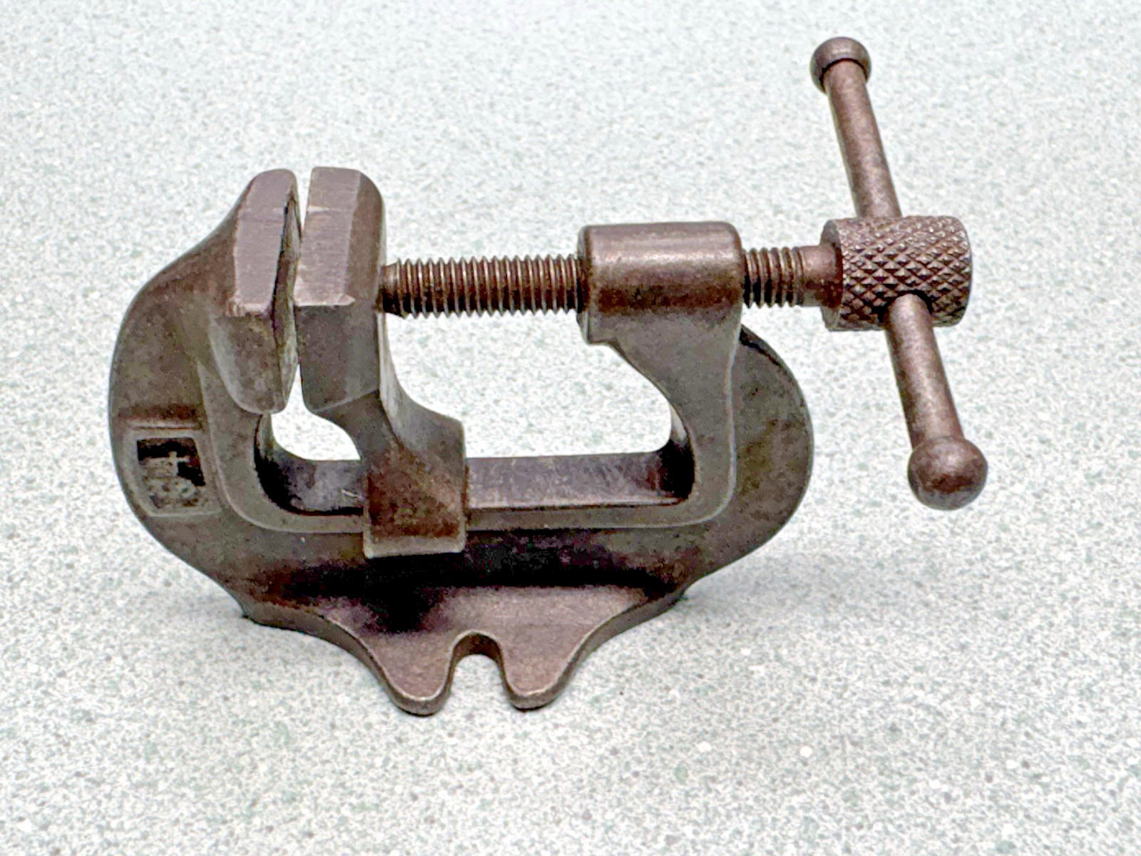 Antique bench clamp vise small machinist hobbyist jewelry NICE rare size