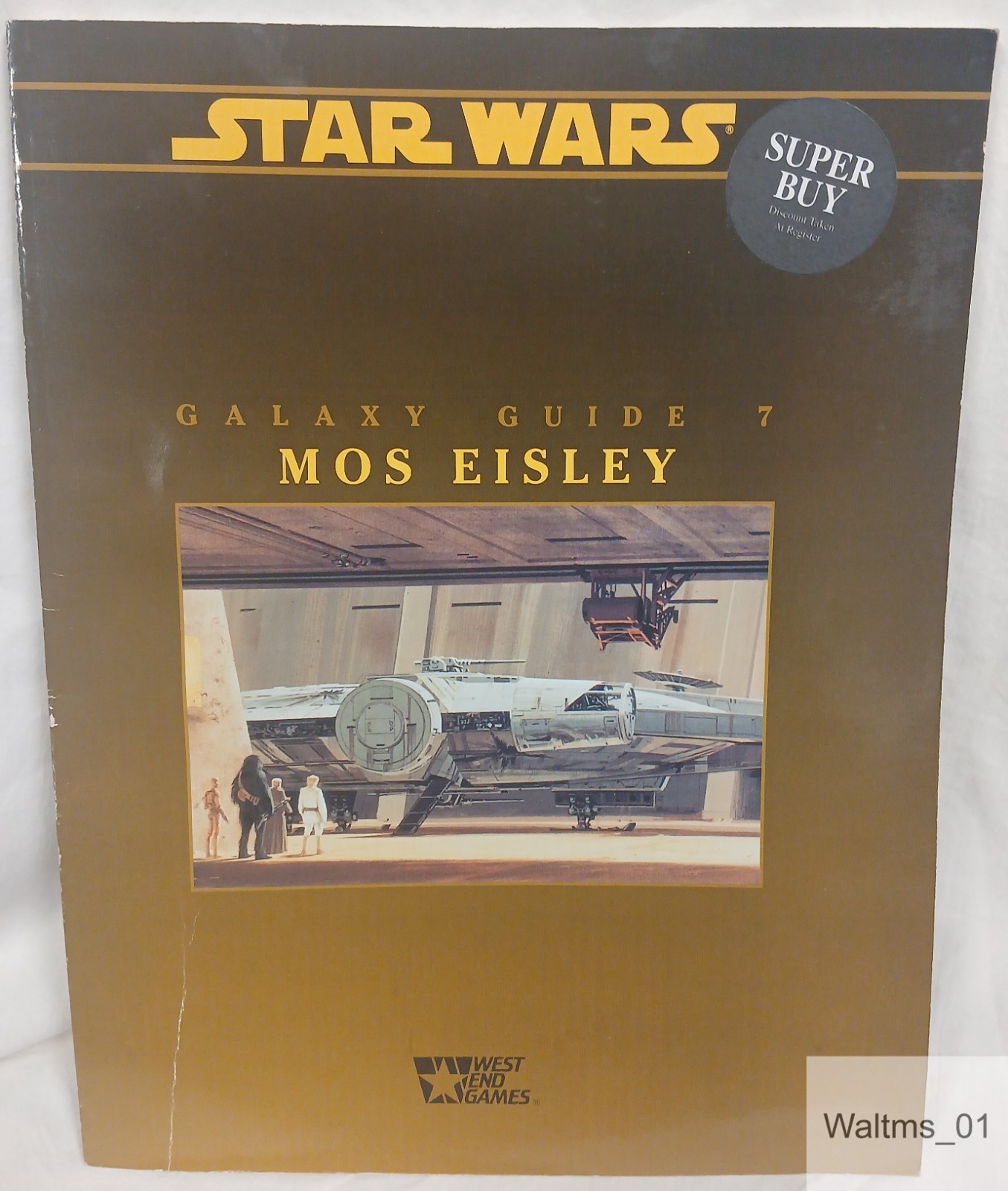 West End Games Star Wars RPG Galaxy Guide 7 Mos Eisley 1993 Book 40069 West End Games Star Wars RPG Galaxy Guide 7 Mos Eisley 1993 Book 40069
