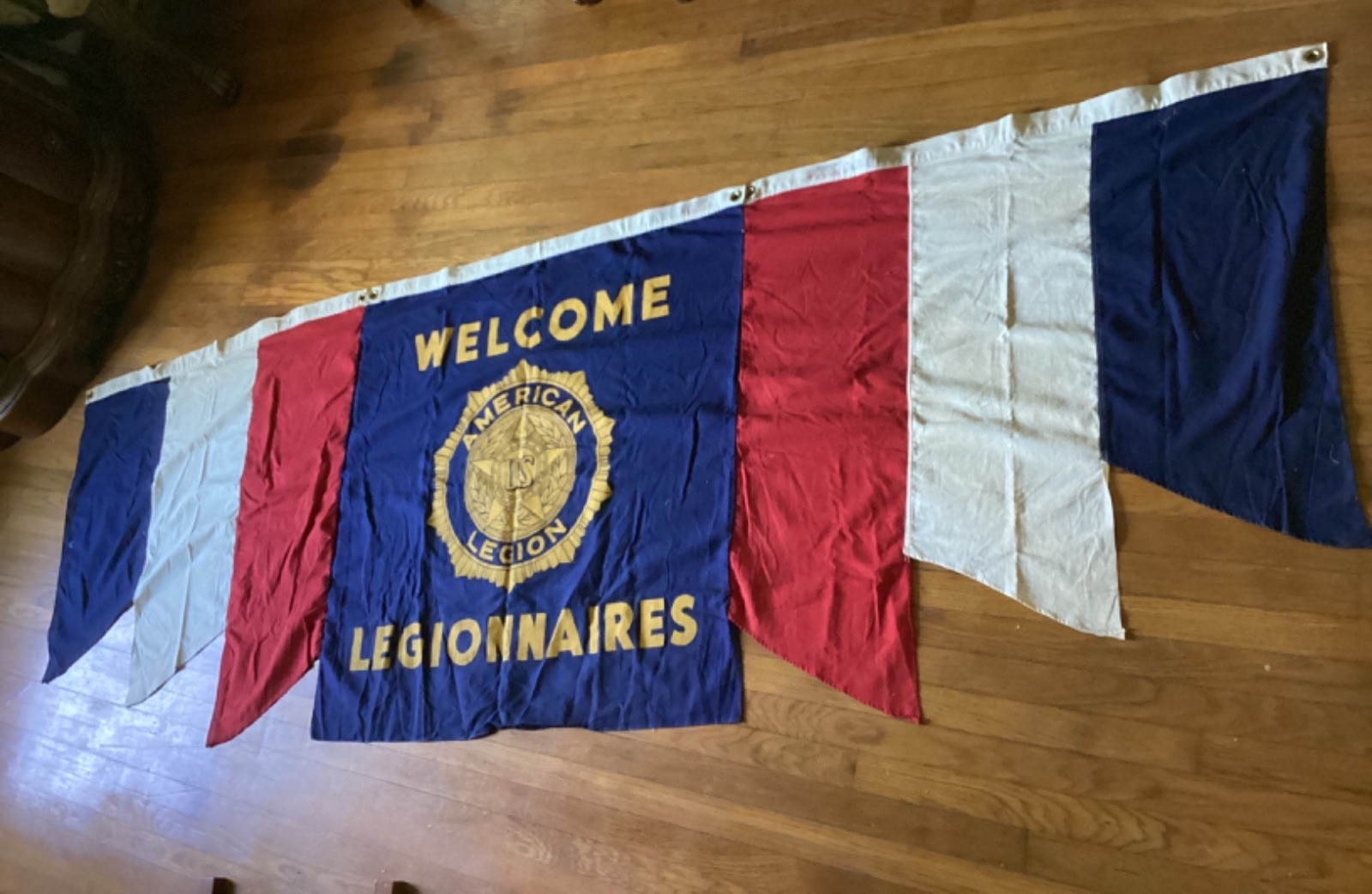 Vintage American Legion Flag Banner 