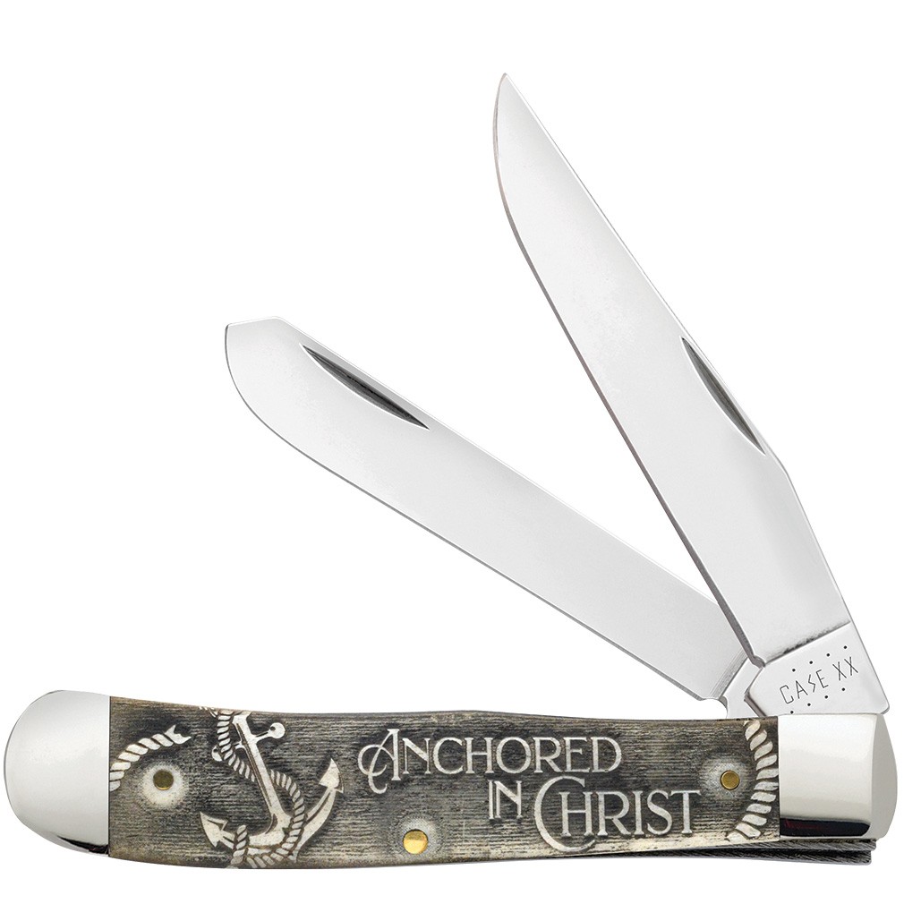 CASE XX KNIVES ANCHORED IN CHRIST 3D NAT BN TRAPPER 6254 SS (106768 CASE XX KNIVES ANCHORED IN CHRIST 3D NAT BN TRAPPER 6254 SS (106768