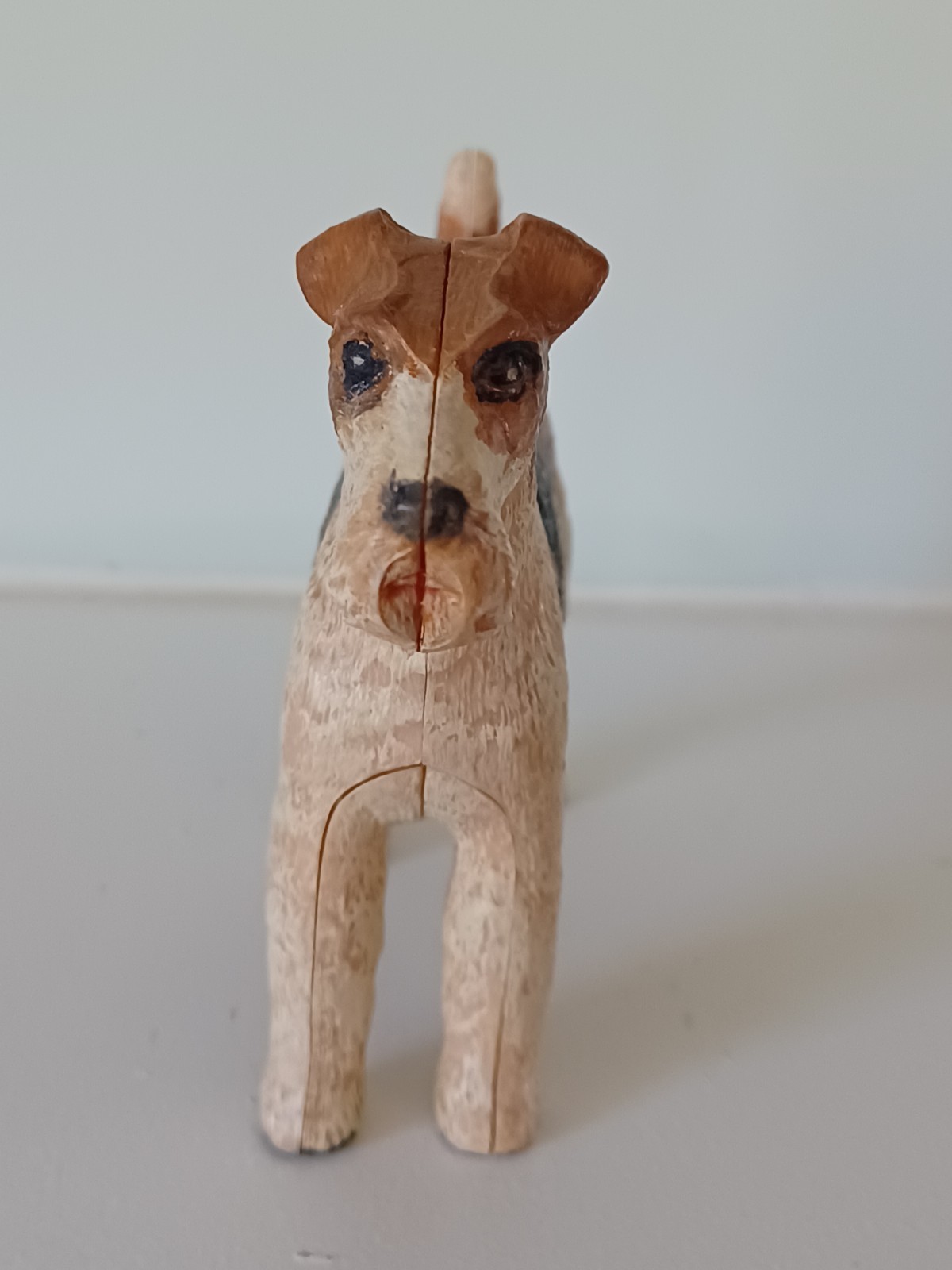 Vintage 1940s Celluloid Fox Terrier Dog  Great Condition 