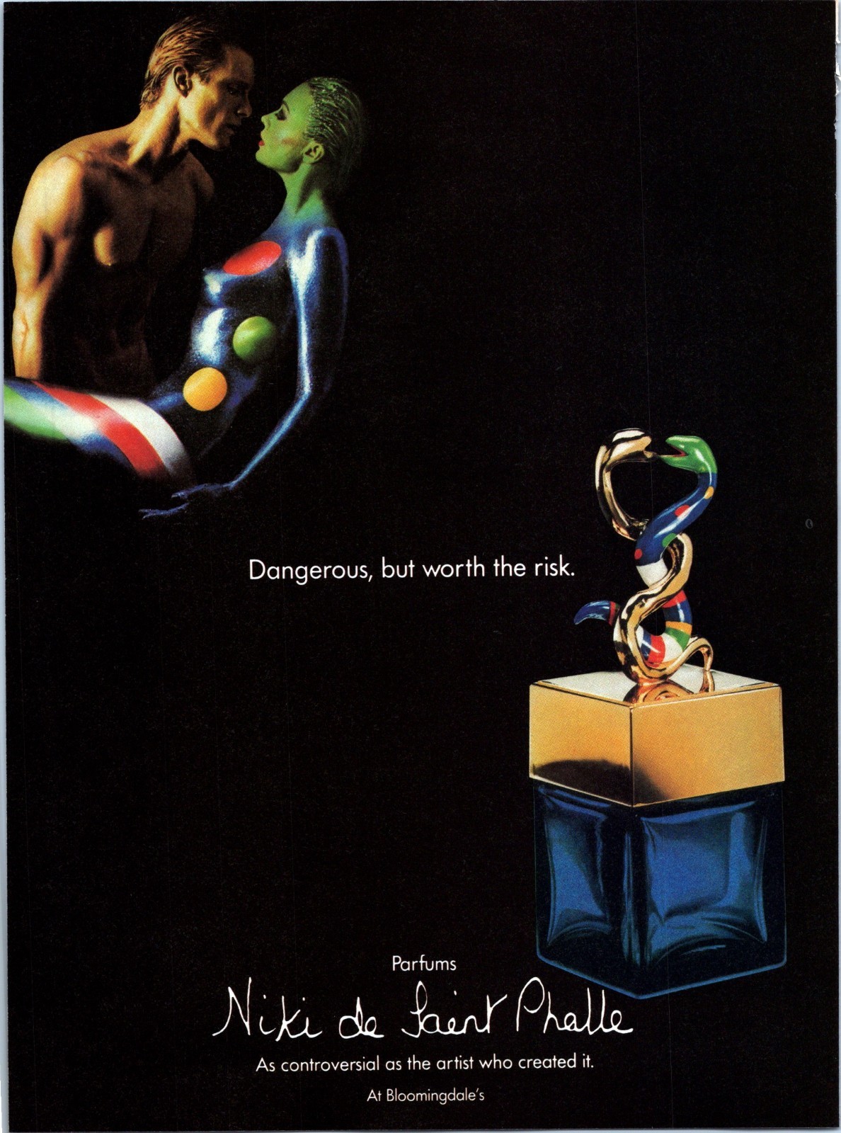 1983 • Niki De Saint Pholle print ad • 1980s Fashion CA.16