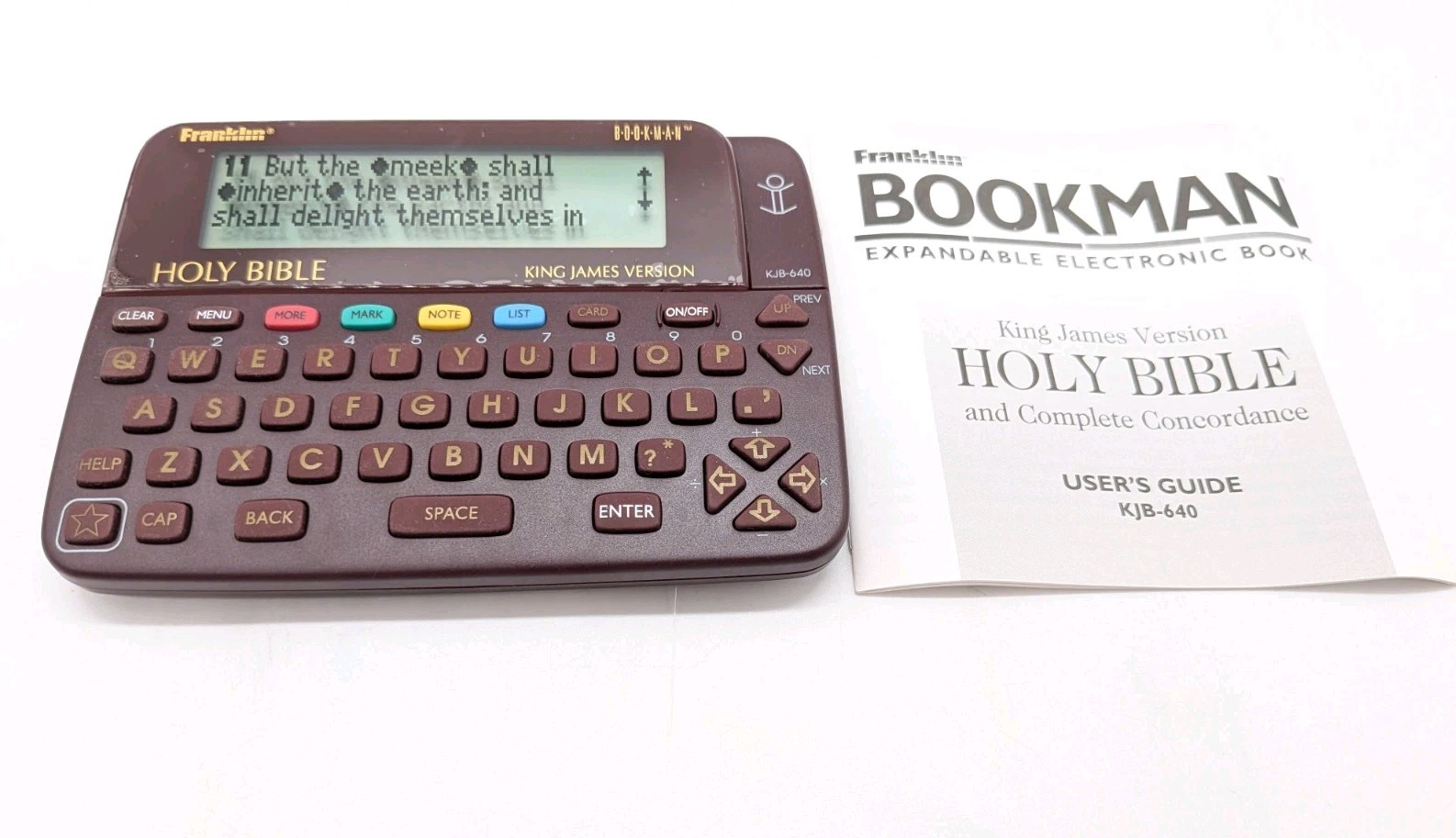 Franklin KJB-640 Bookman Holy Bible Digital Pocket Bible King James
