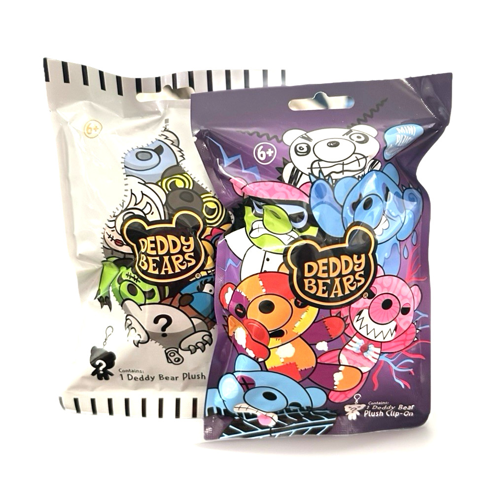 Deddy Bears Plush Clip-On Mystery Blind Bag Series 2 & 3 Random 4.5 inch Bear Deddy Bears Plush Clip-On Mystery Blind Bag Series 2 & 3 Random 4.5 inch Bear