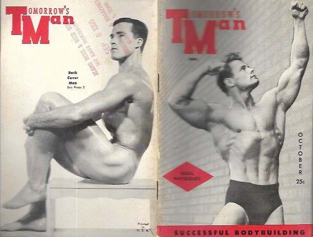 TOMORROW'S MAN OCT 1955 Pocketsize Physique Magazine