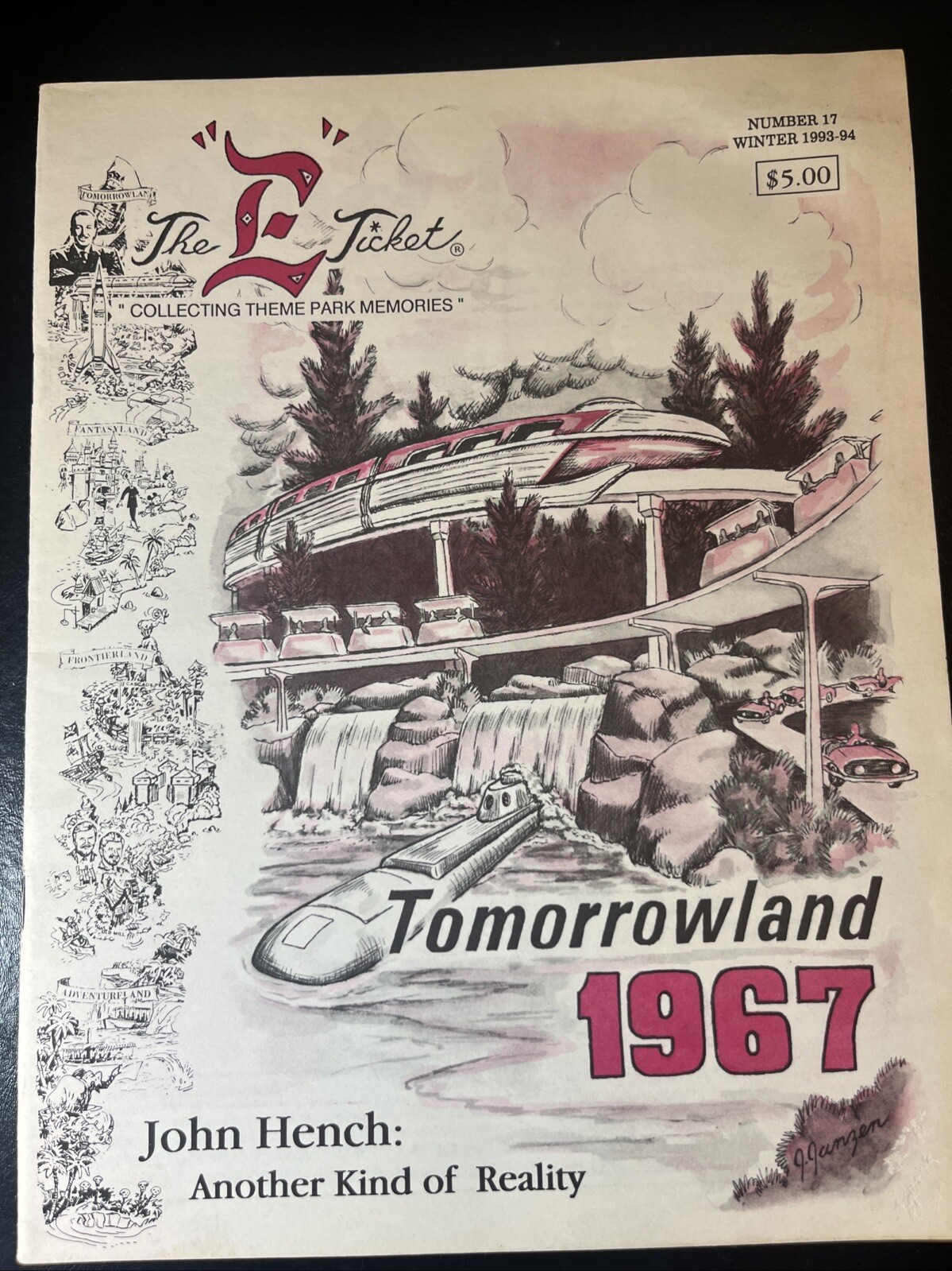 NEW & MINT The E Ticket Magazine Tomorrowland 1967 #17 Winter 93-94 Disneyland NEW & MINT The E Ticket Magazine Tomorrowland 1967 #17 Winter 93-94 Disneyland