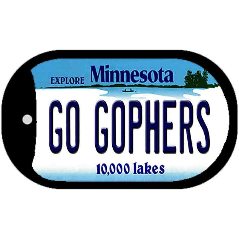 Go Gophers Minnesota Novelty Metal Dog Tag Necklace 2\