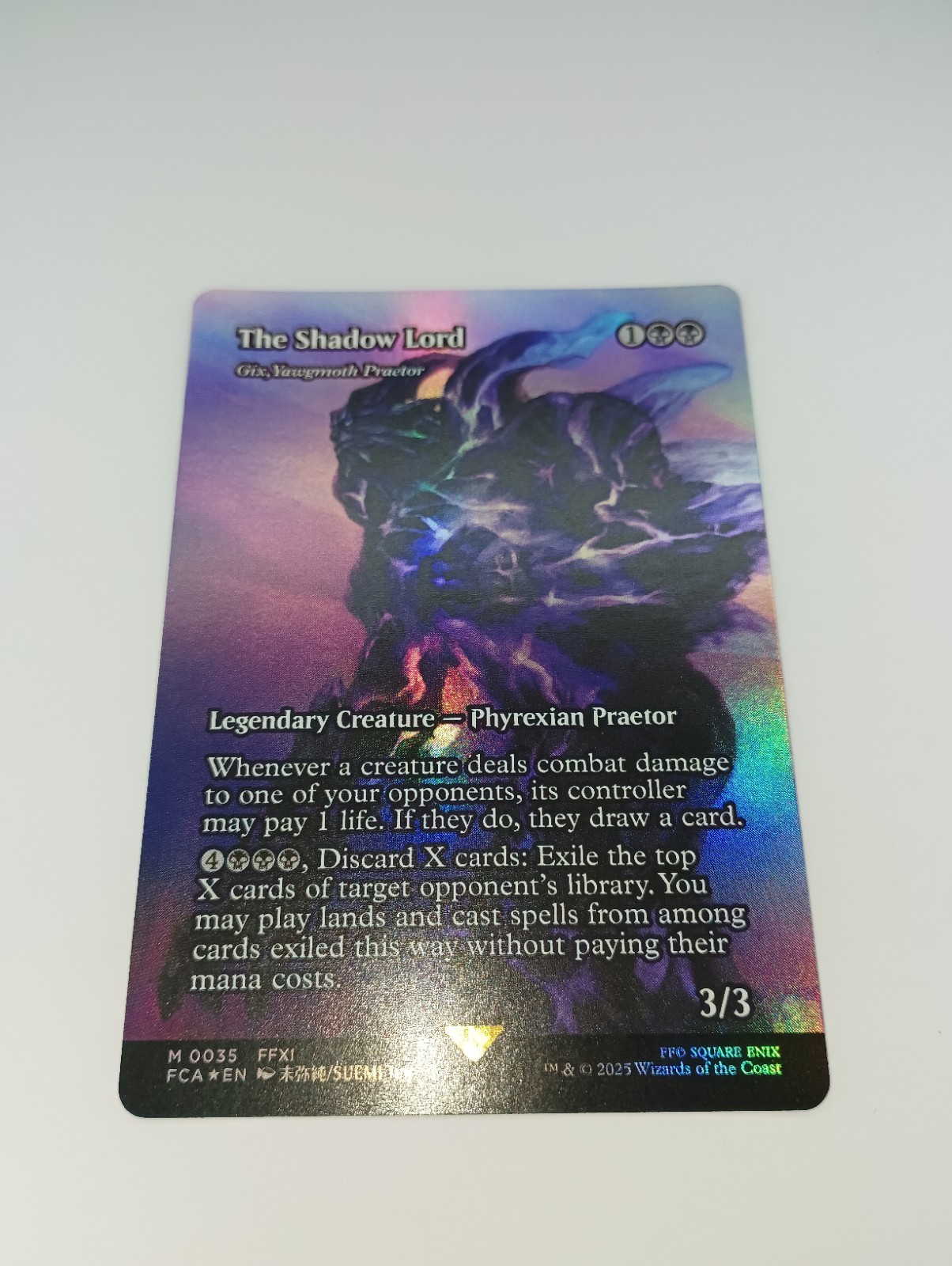 MTG THE Shadow Lord Mythic Foil 35 Graded Whit CGA 10 BGS 10 PSA GEM MINT 10X4