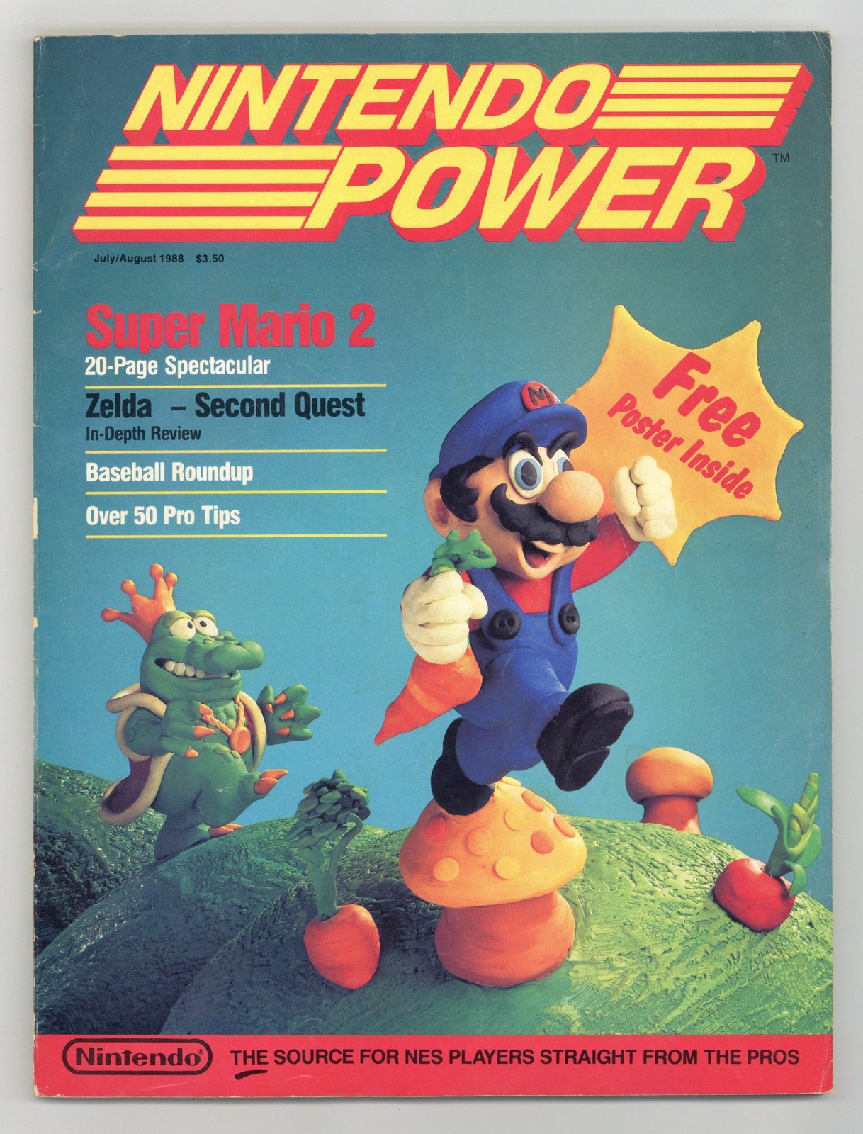 Nintendo Power 1A VG- 3.5 1988