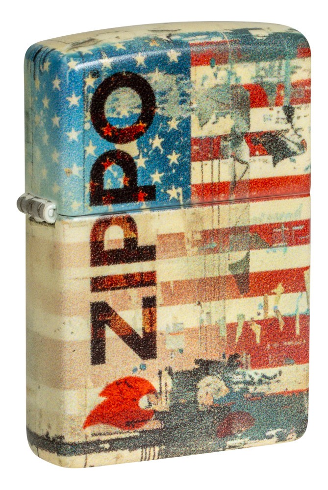 Zippo Flag Design 540 Matte Windproof Lighter, 47438