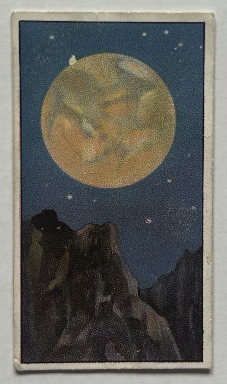 Morris Marvels Universe Planet Mars Astronomy Tobacco Card CC7 Morris Marvels Universe Planet Mars Astronomy Tobacco Card CC7