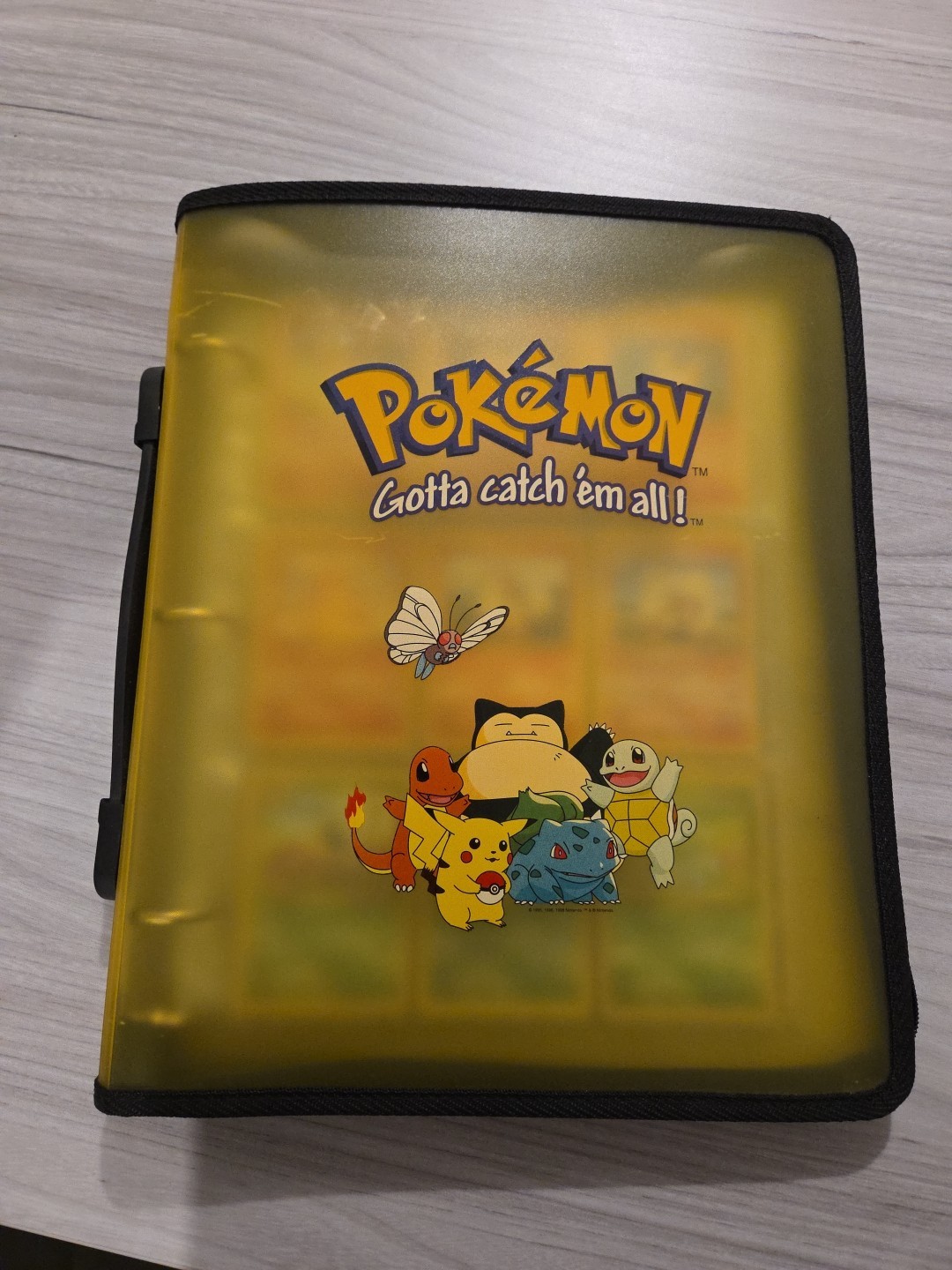 Pokemon Vintage 3-Ring Binder/Folder Gotta Catch 'Em All (Binder Only, No Cards)