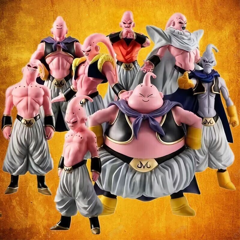 8pcs Set Anime Dragon Ball Z Super MAJIN BUU Boo Figure Statue Toy Gift 3~4in