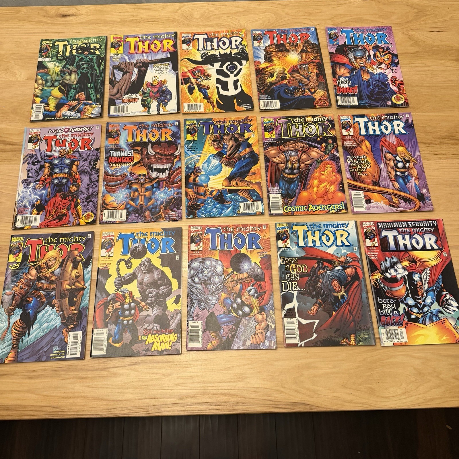 Thor Vol 2 Marvel Comics Lot 16 #2 15-30 Newsstand Editions 1998-2000 Thor Vol 2 Marvel Comics Lot 16 #2 15-30 Newsstand Editions 1998-2000