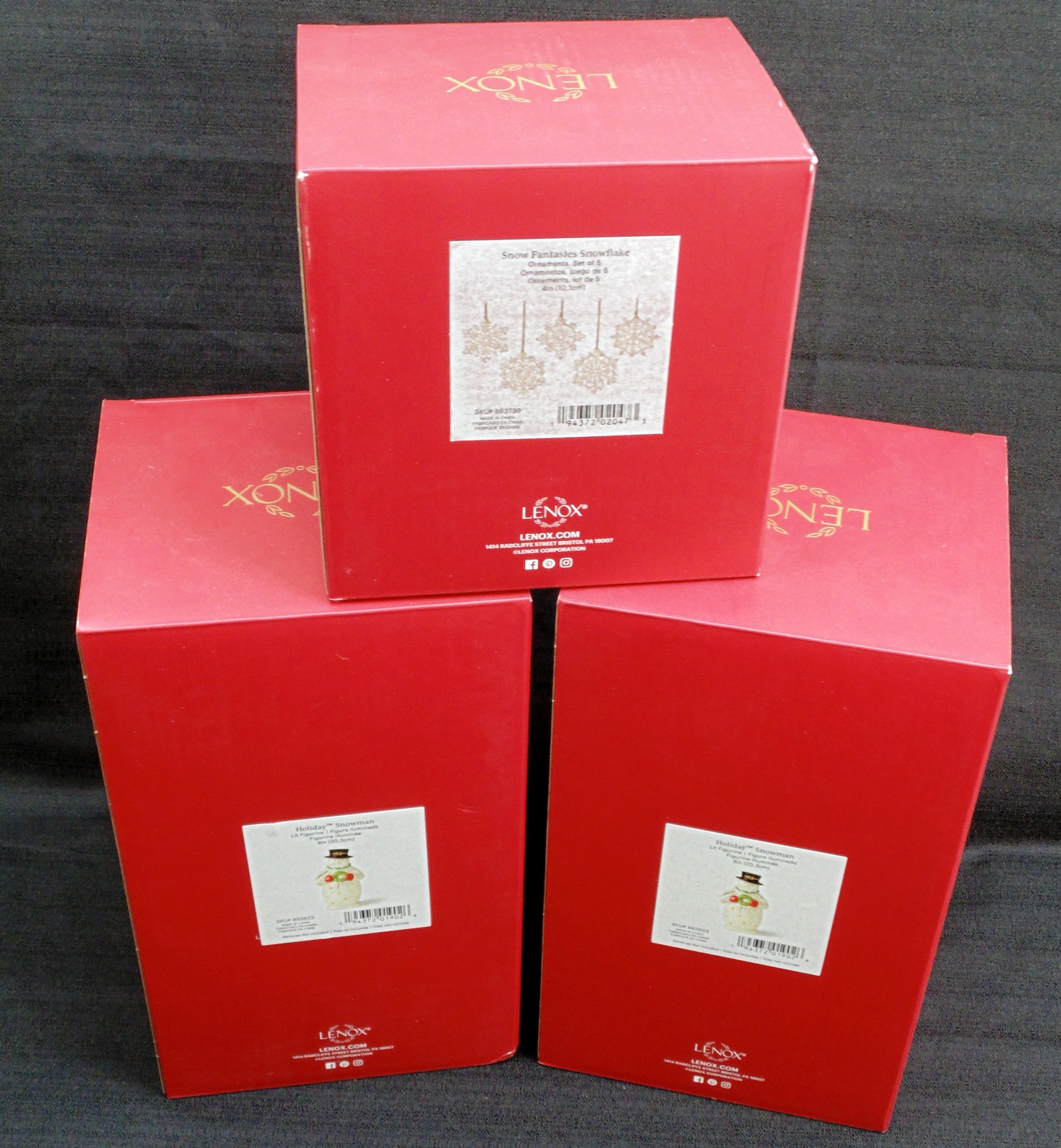 New Lot Lenox Holiday Snowman 8 New Lot Lenox Holiday Snowman 8
