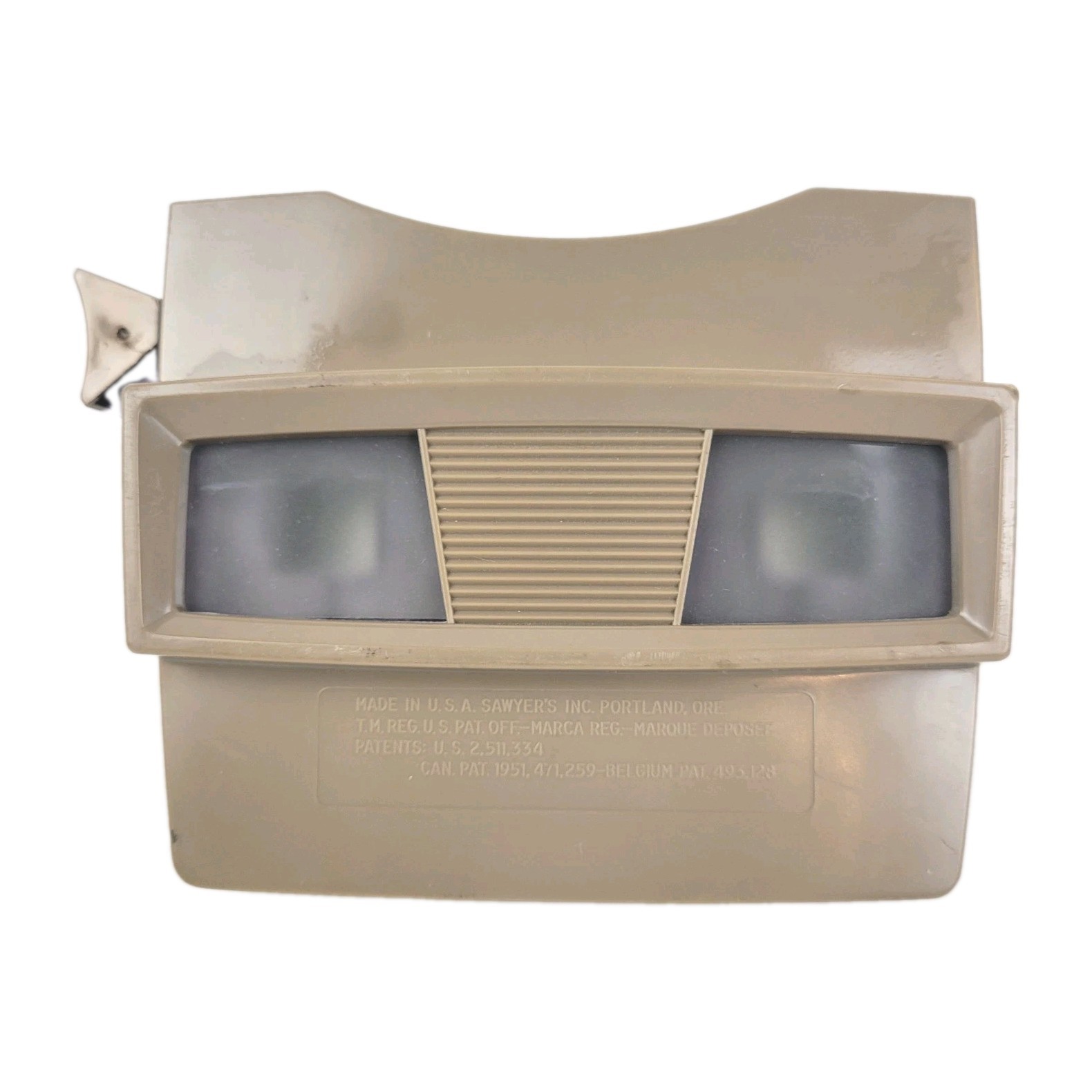 Vtg 60s Sawyer’s View-Master Model G Tan Stereoscope Viewer Portland Ore
