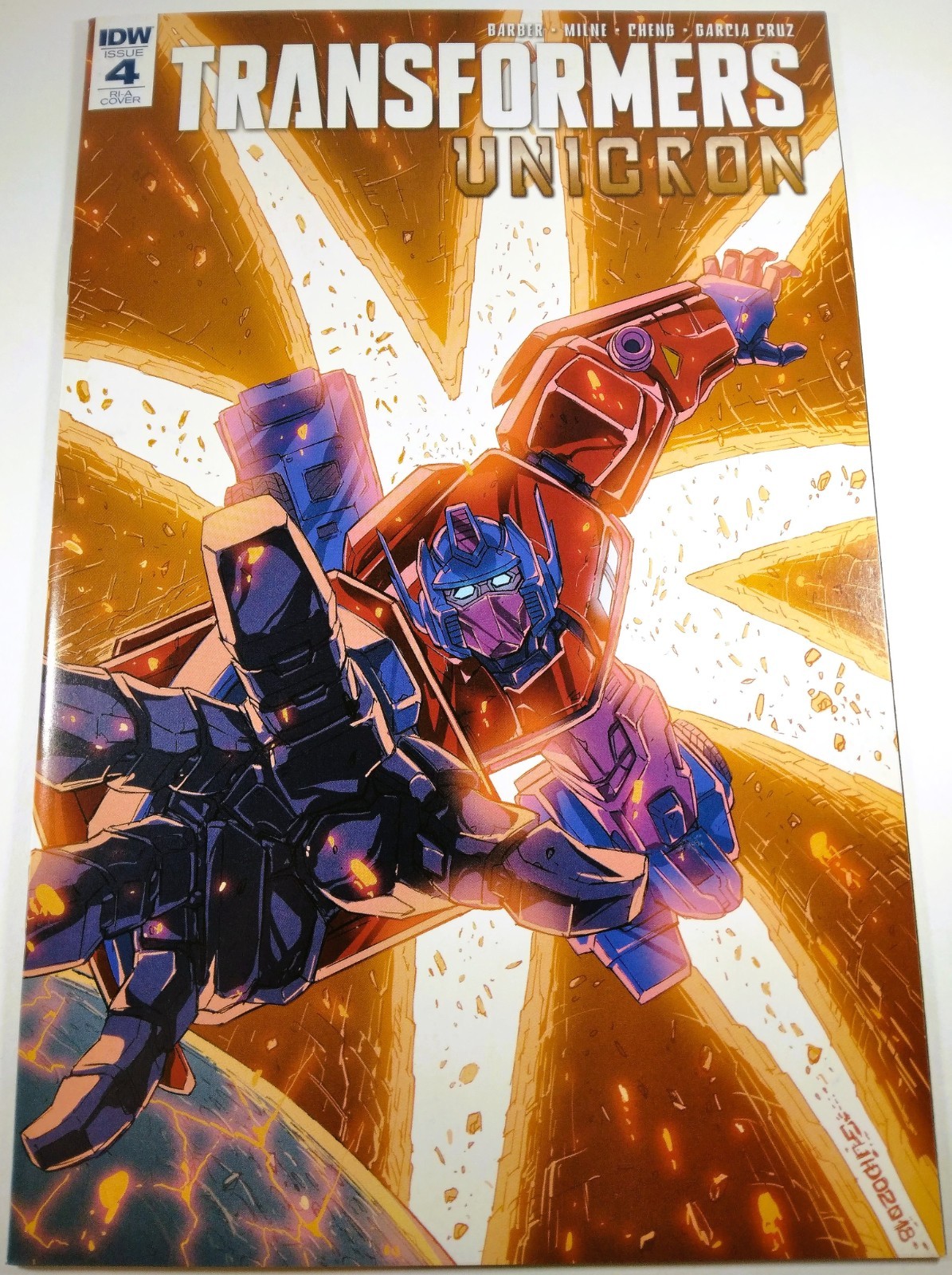 💥🤖 TRANSFORMERS UNICRON #4 GUIDO GUIDI 1:10 VARIANT RI-A OPTIMUS PRIME 2018