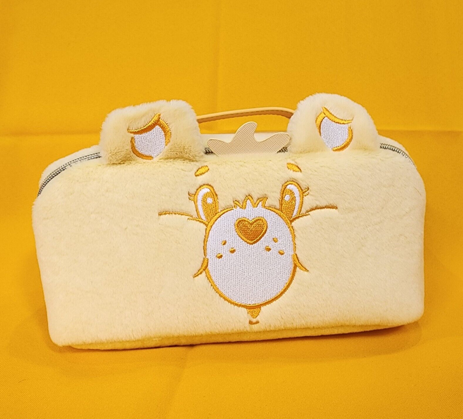 Care Bears Impressions Funshine Bear Cosmo Travel Bag Case Furry Cosplay NEW