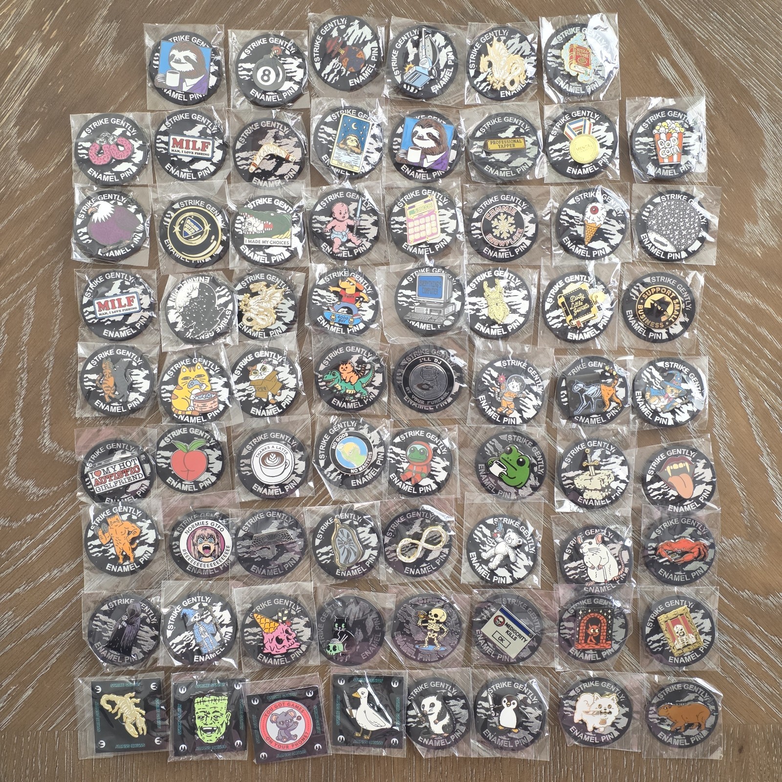 Strike Gently Co. Pins - Price Per Single Pin - Volume Pricing Discount 2+ Pins