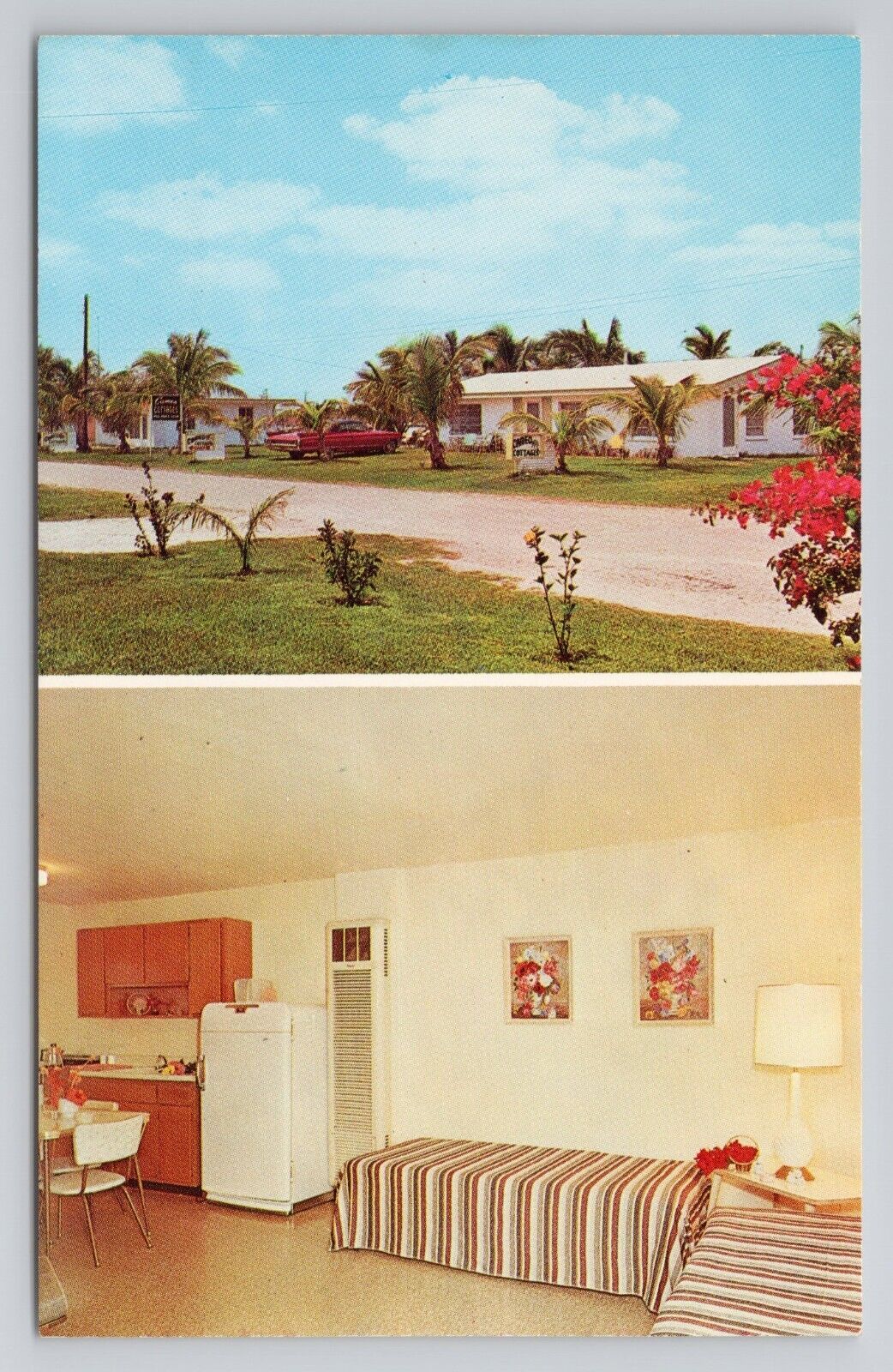 Postcard Cameo Cottages Fort Myers Florida