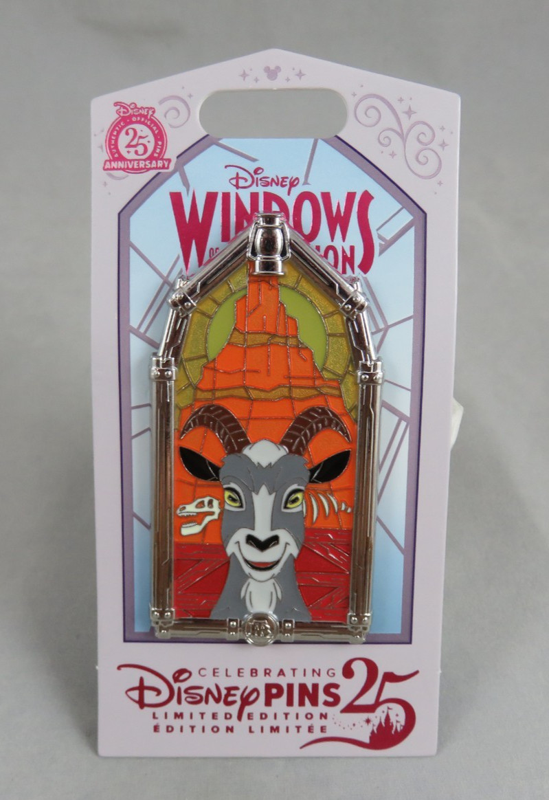 Disney Disneyland Pin - Big Thunder Mountain Goat Windows of Attractions Series
